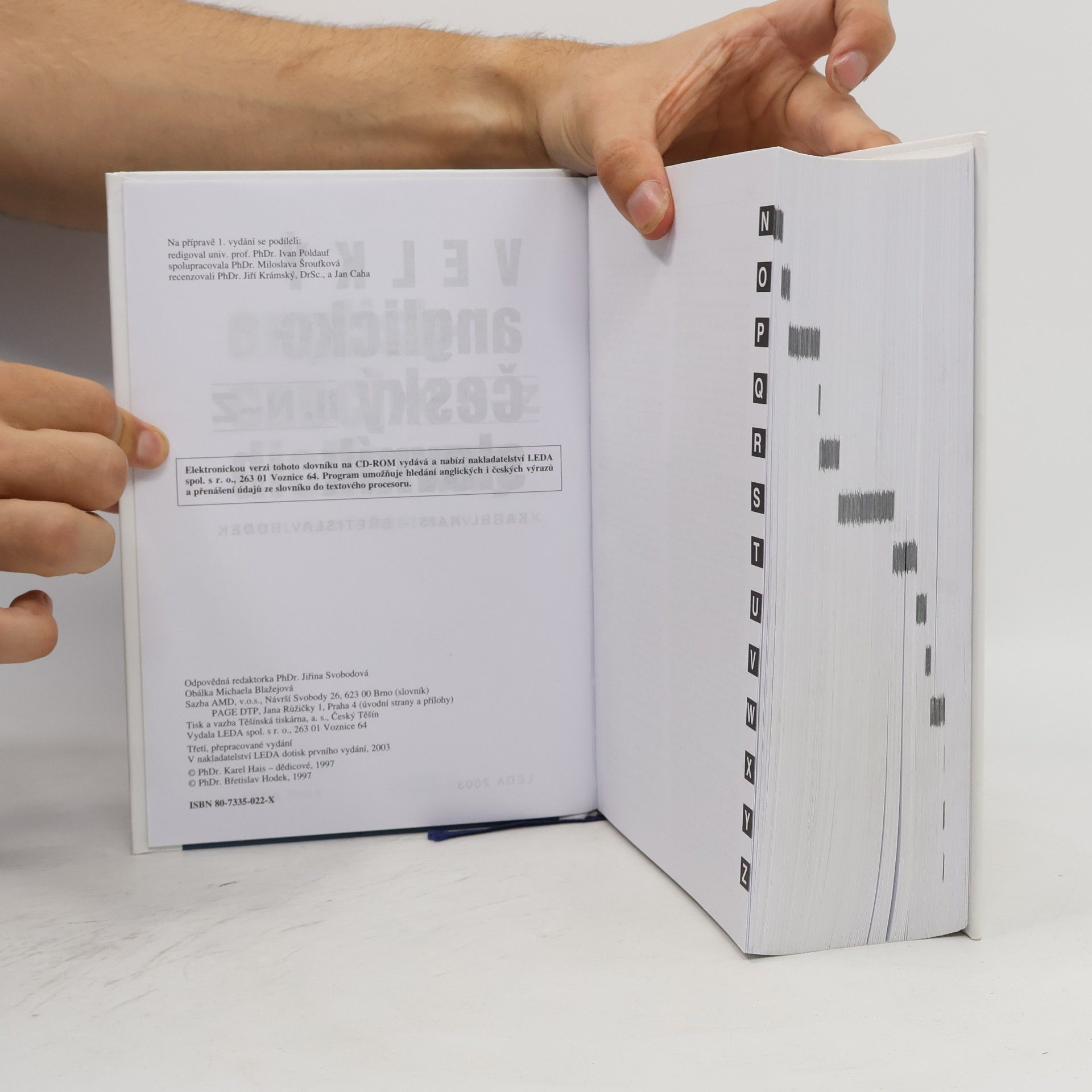 Autorenkollektiv Velký anglicko-český slovník II. N-Z