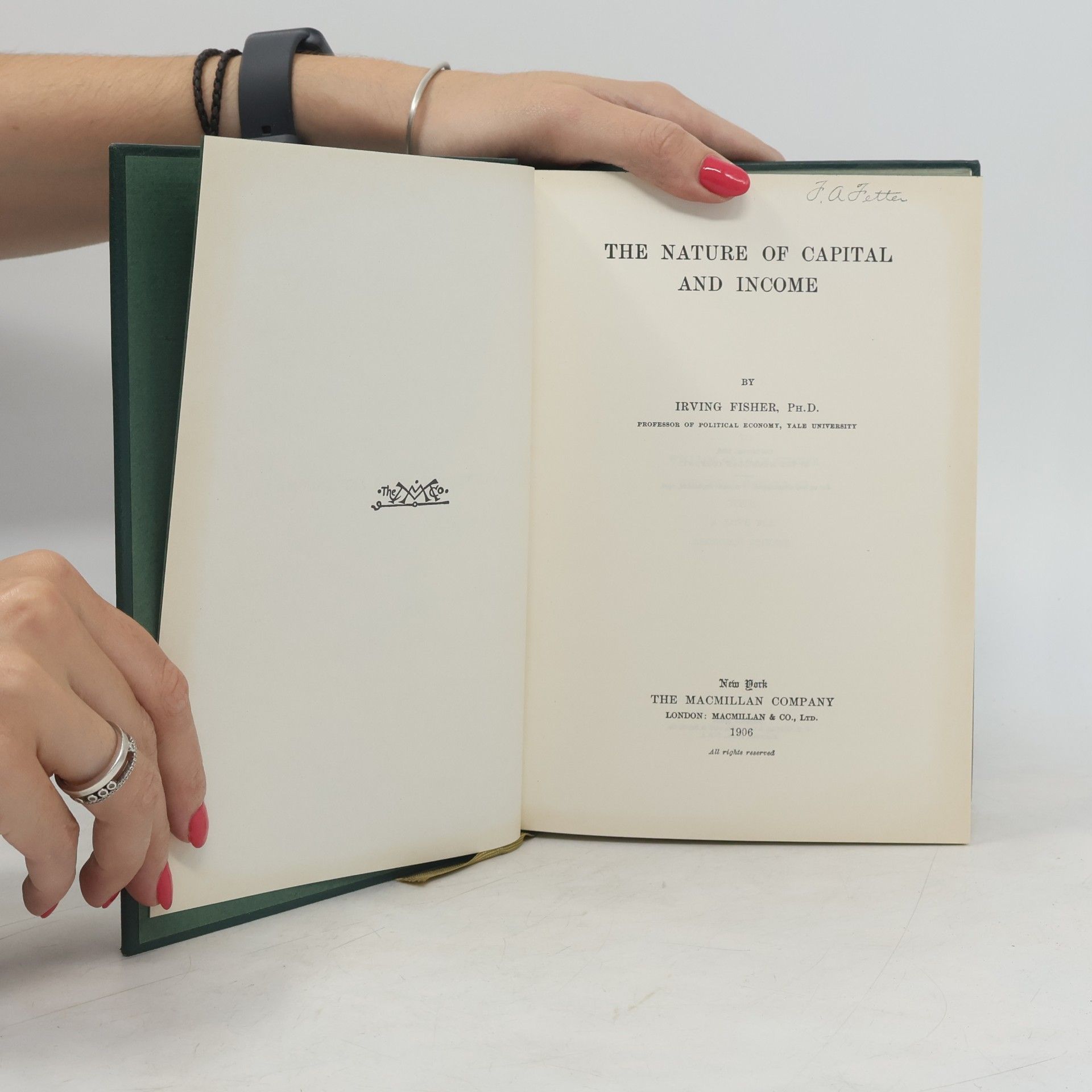 Irving Fisher The Nature of Capital and Income