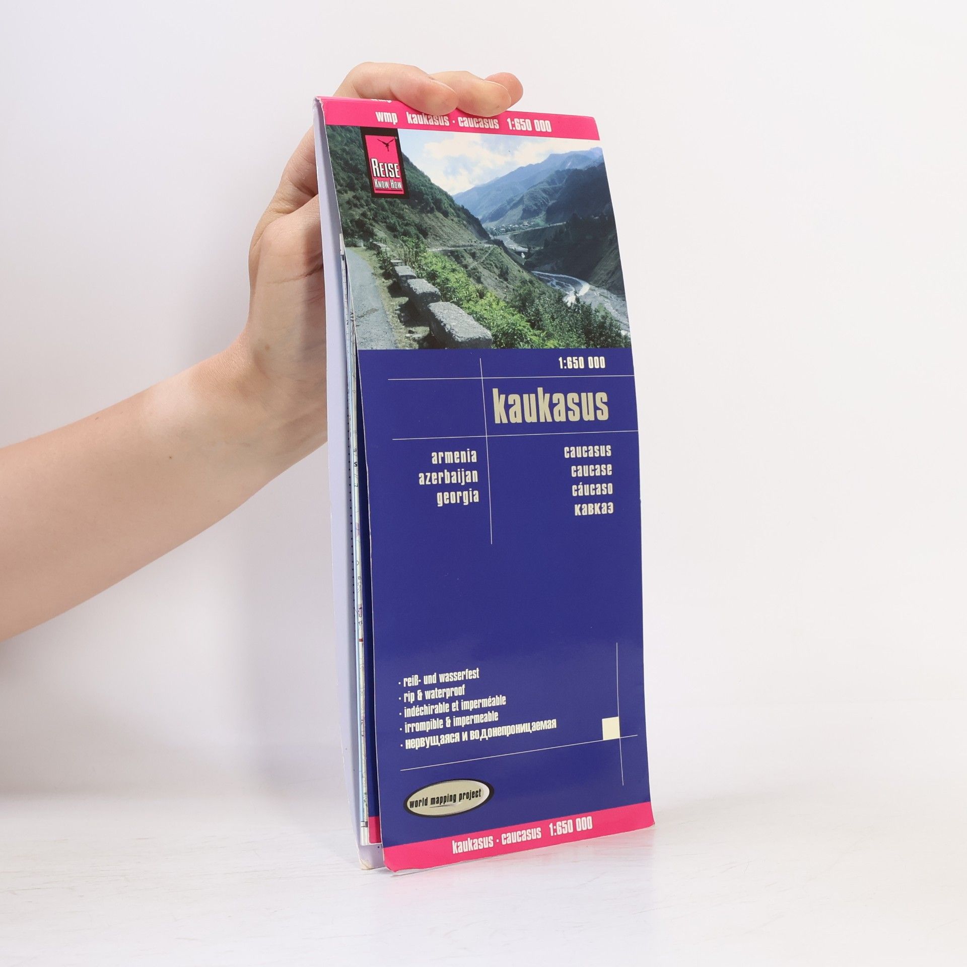 Reise Know-How Verlag Peter Rump Reise Know-How: Landkarte Kaukasus (1:650.000)