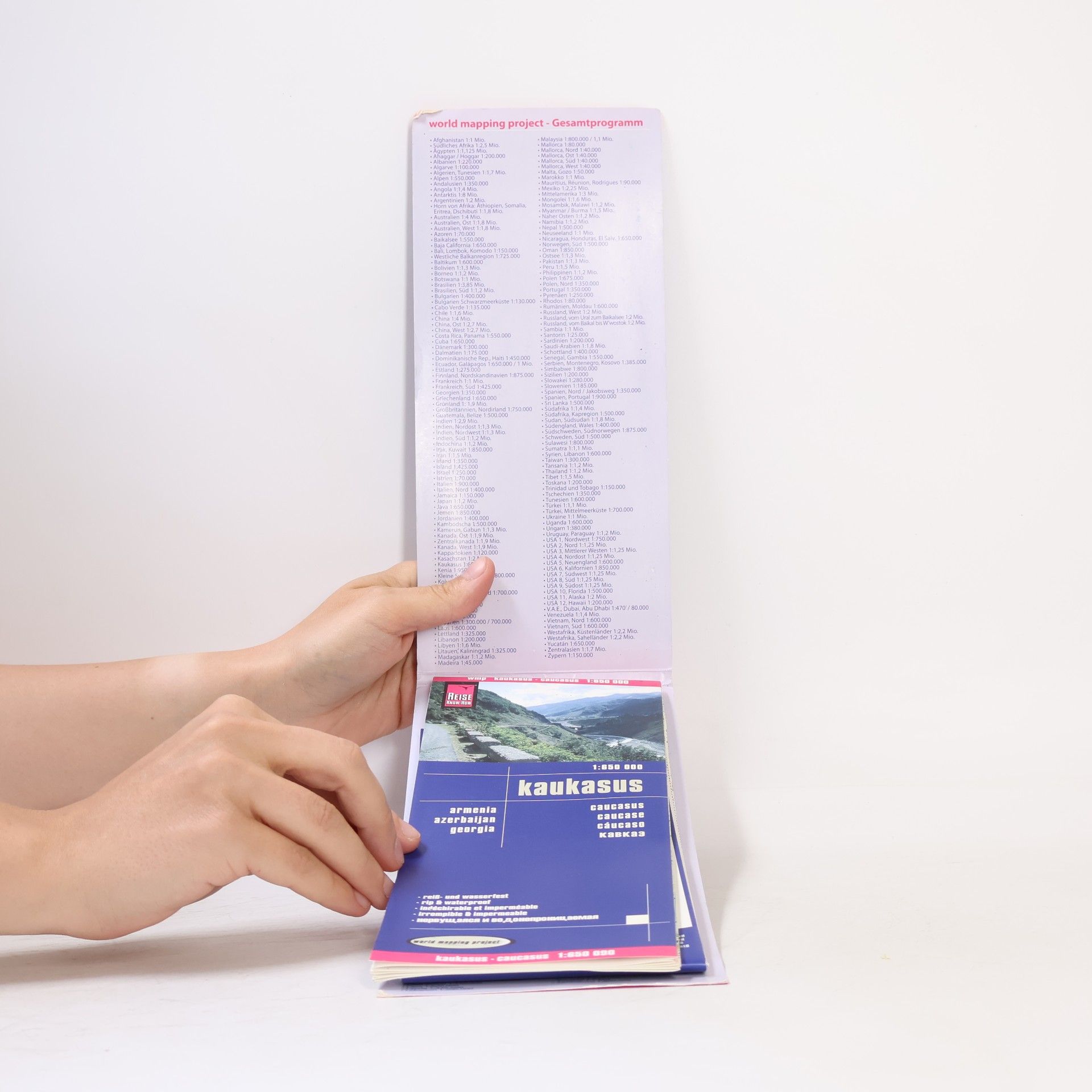 Reise Know-How Verlag Peter Rump Reise Know-How: Landkarte Kaukasus (1:650.000)