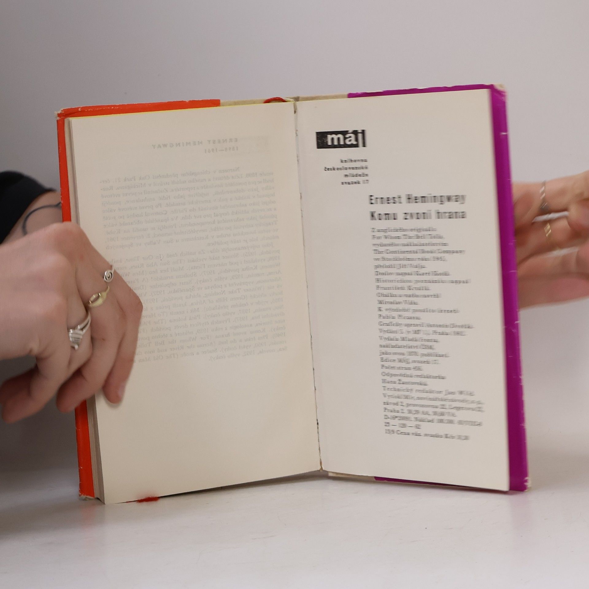 Ernest Hemingway Komu zvoní hrana
