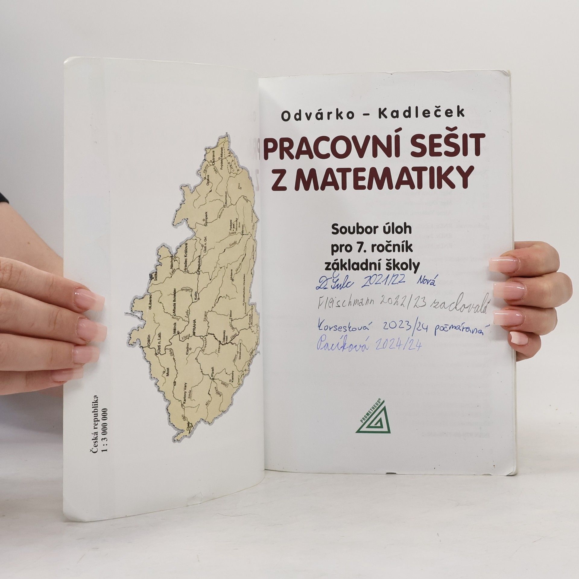 Oldřich Odvárko Pracovní sešit z matematiky: soubor úloh pro 7. ročník základní školy