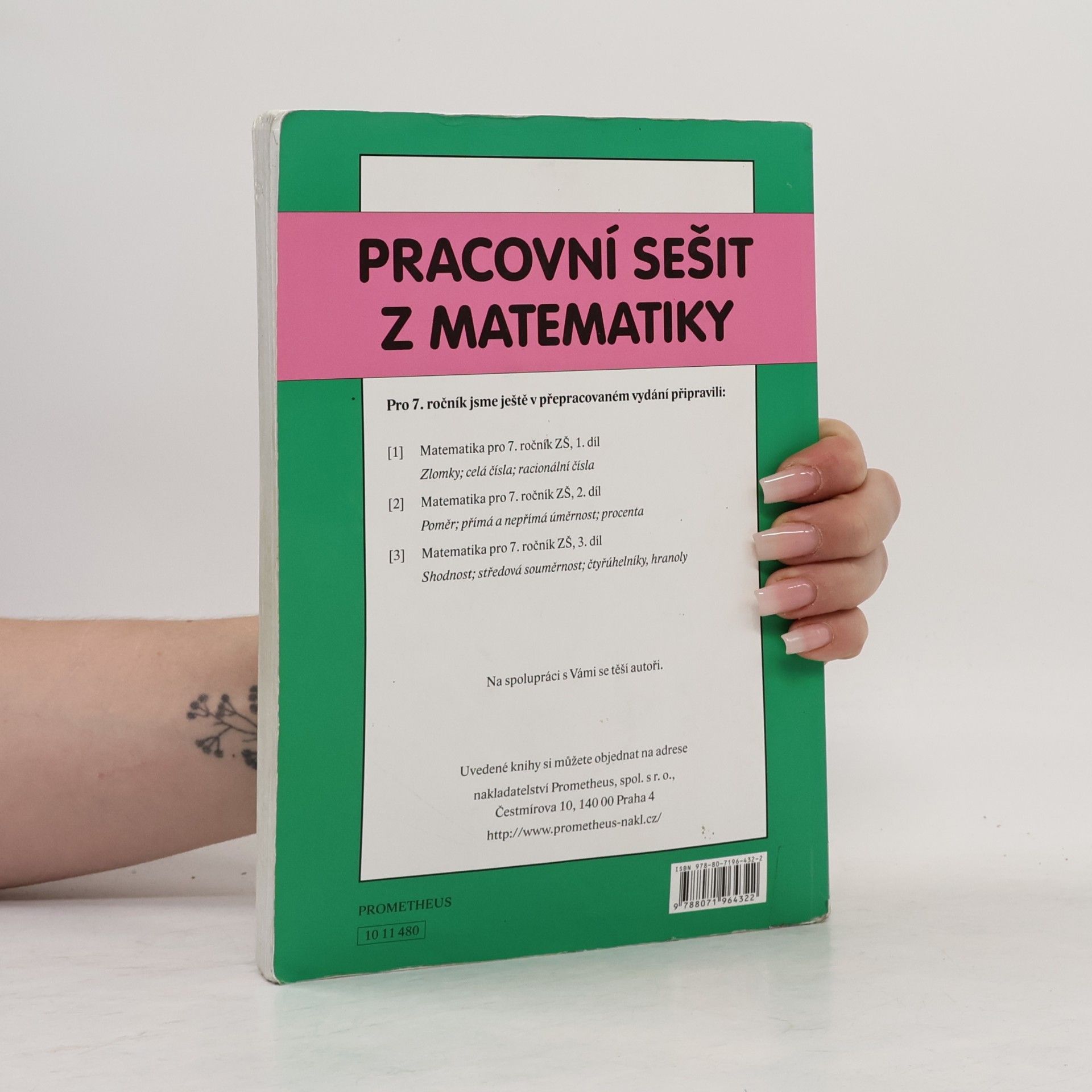 Oldřich Odvárko Pracovní sešit z matematiky: soubor úloh pro 7. ročník základní školy
