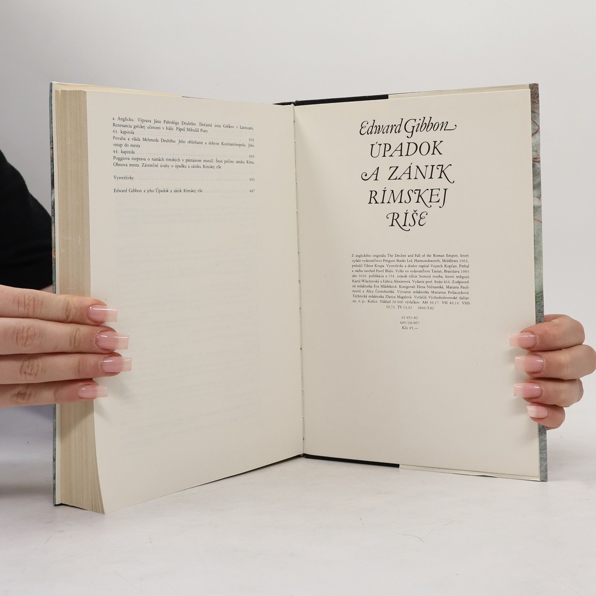 Edward Gibbon Úpadok a zánik Rímskej ríše