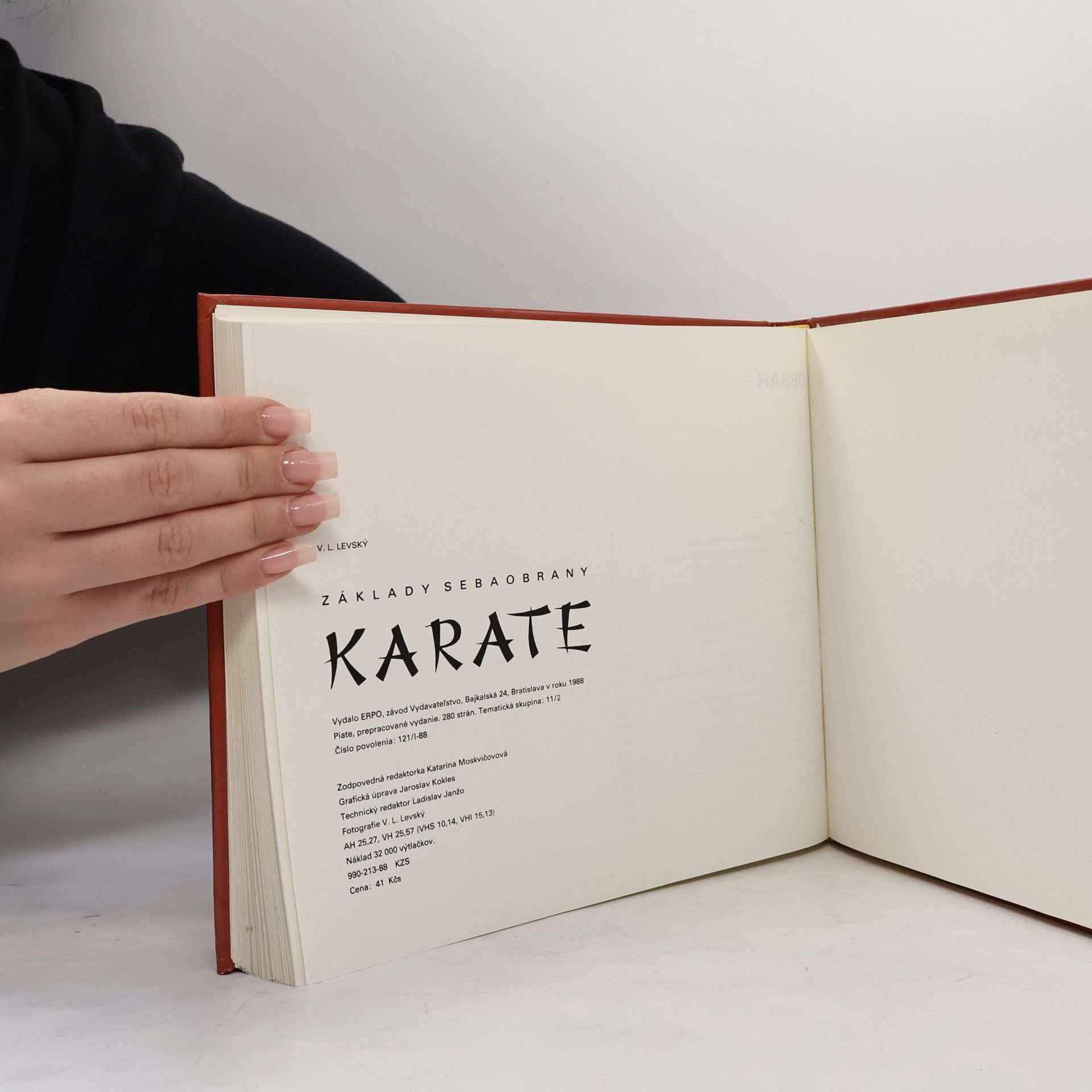 Vojtech L. Levský Základy sebaobrany: Karate