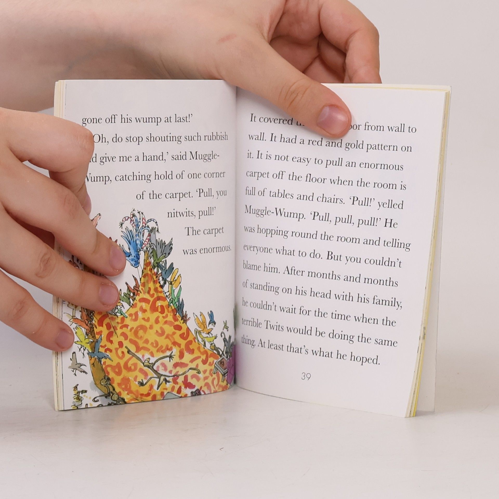 Roald Dahl Mischievous upside-down monkeys