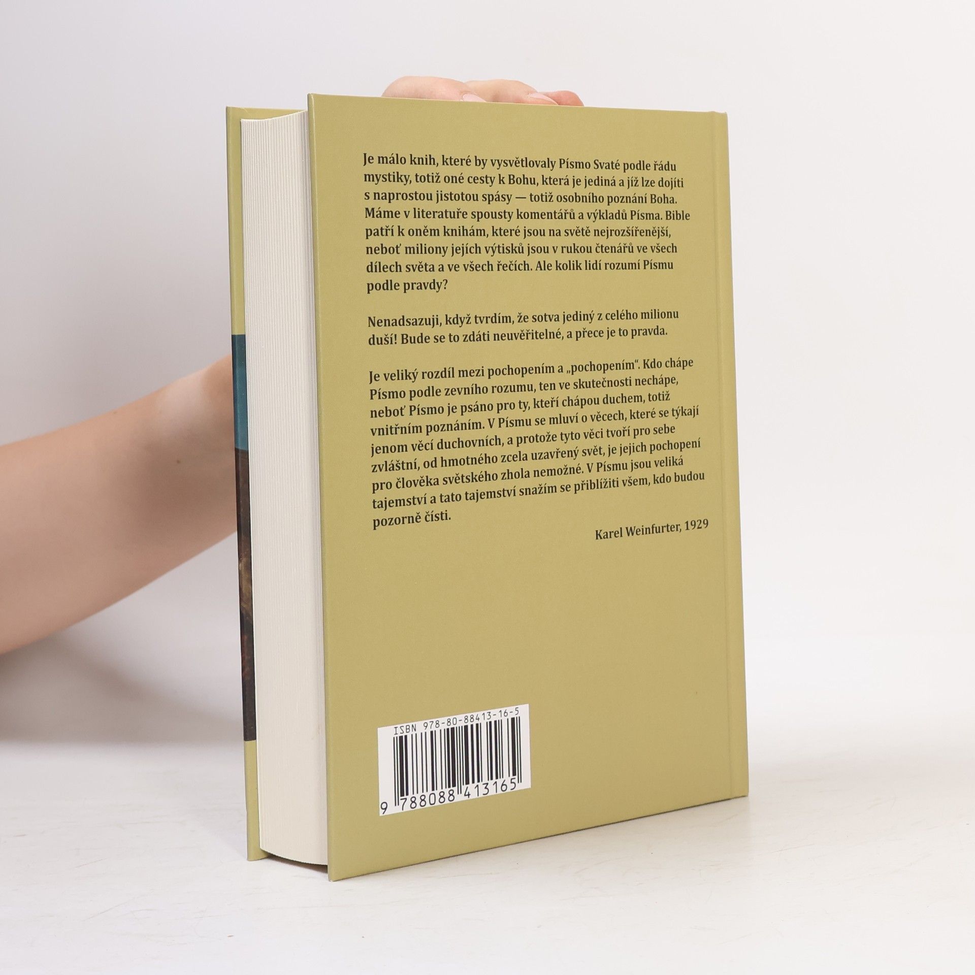 Karel Weinfurter Bible ve světle mystiky