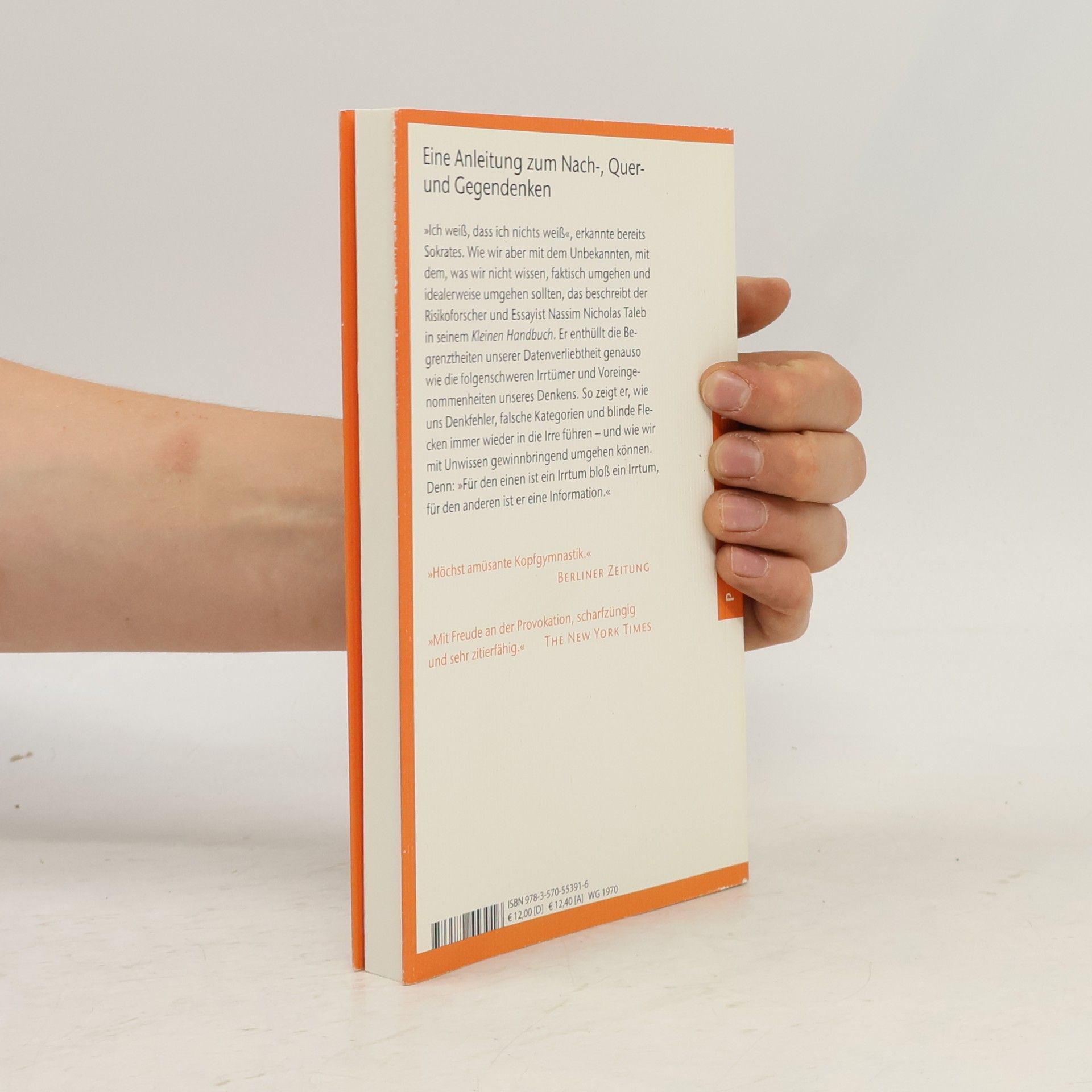 Nassim Nicholas Taleb Kleines Handbuch für den Umgang mit Unwissen