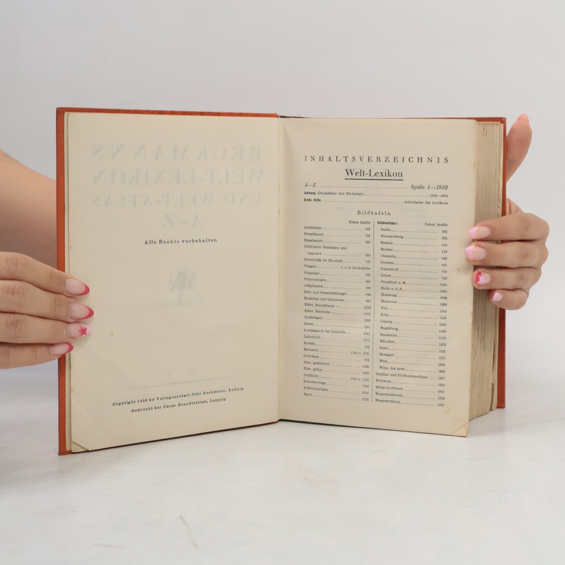 Auteurscollectief Beckmanns Welt-Lexikon und Weltatlas A-Z