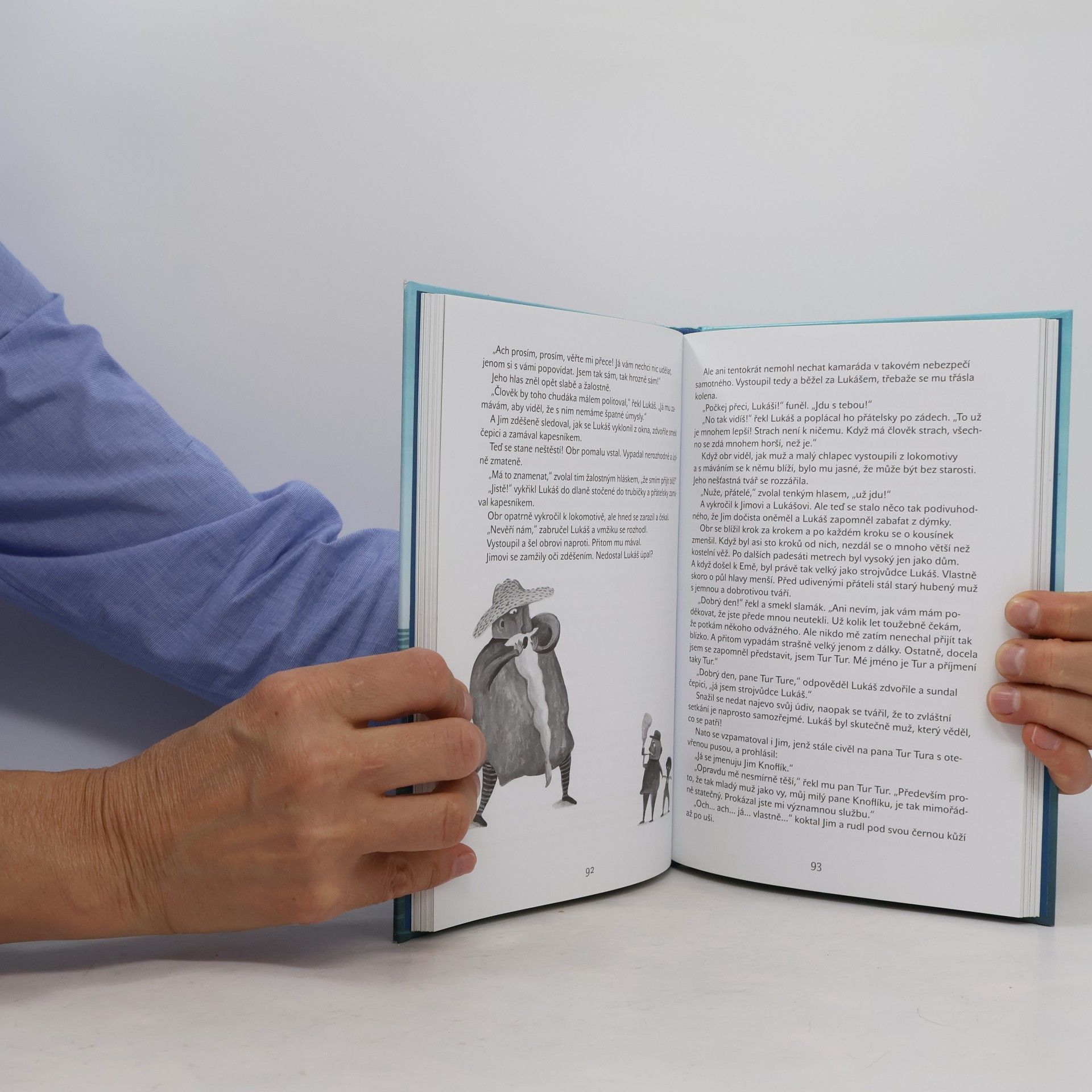 Michael Ende Jim Knoflík, Lukáš a lokomotiva Ema