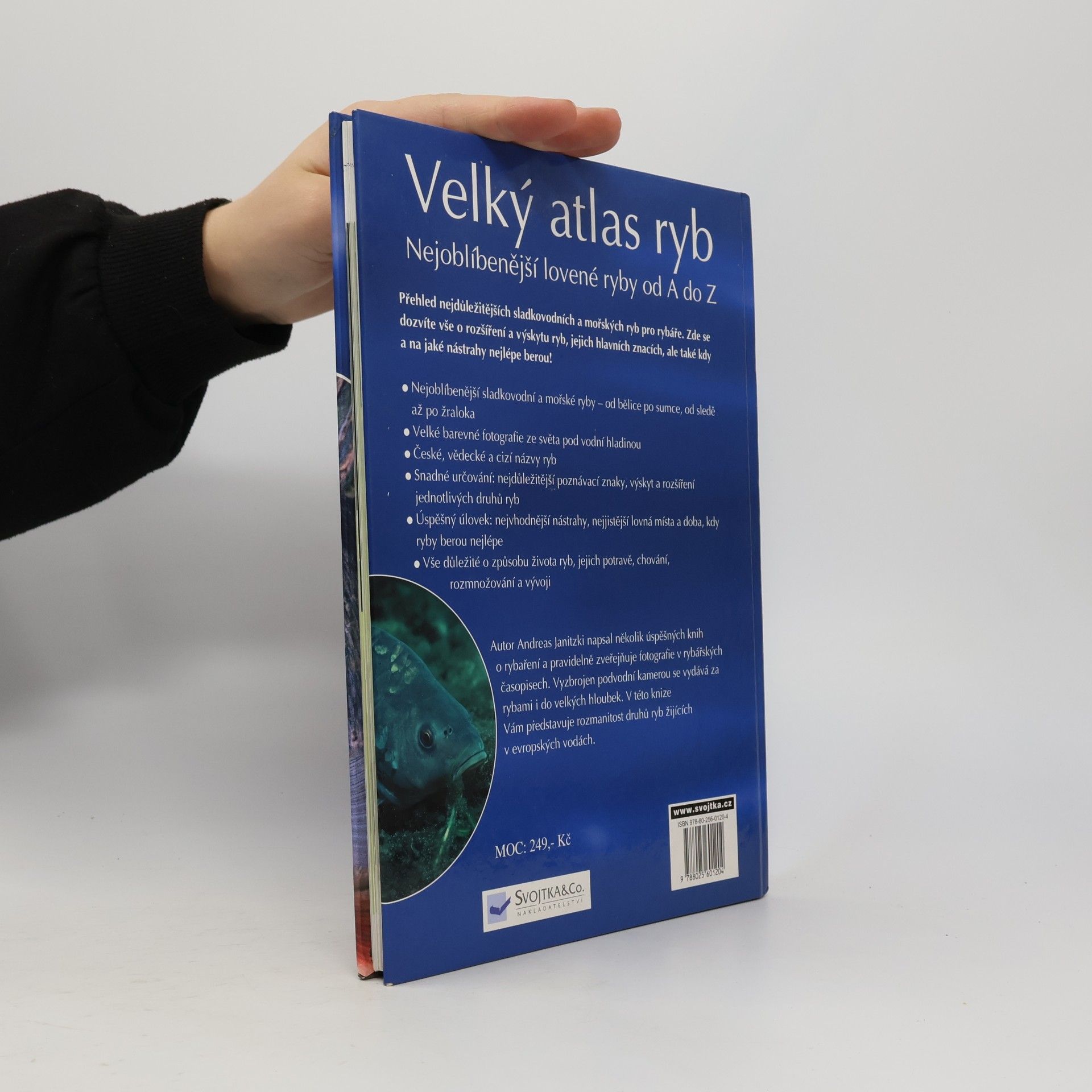 Andreas Janitzki Velký atlas ryb : nejoblíbenější lovené ryby od A do Z