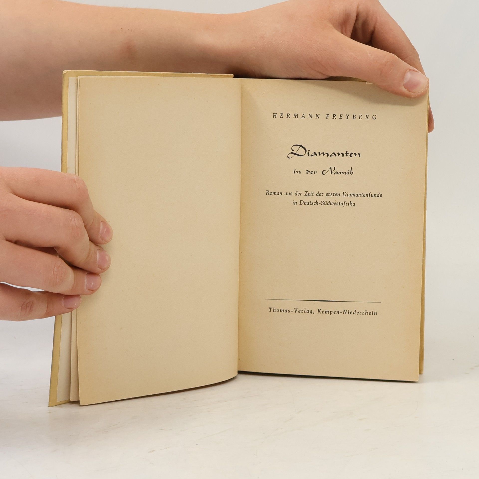 Hermann Freyberg Diamanten in der Namib