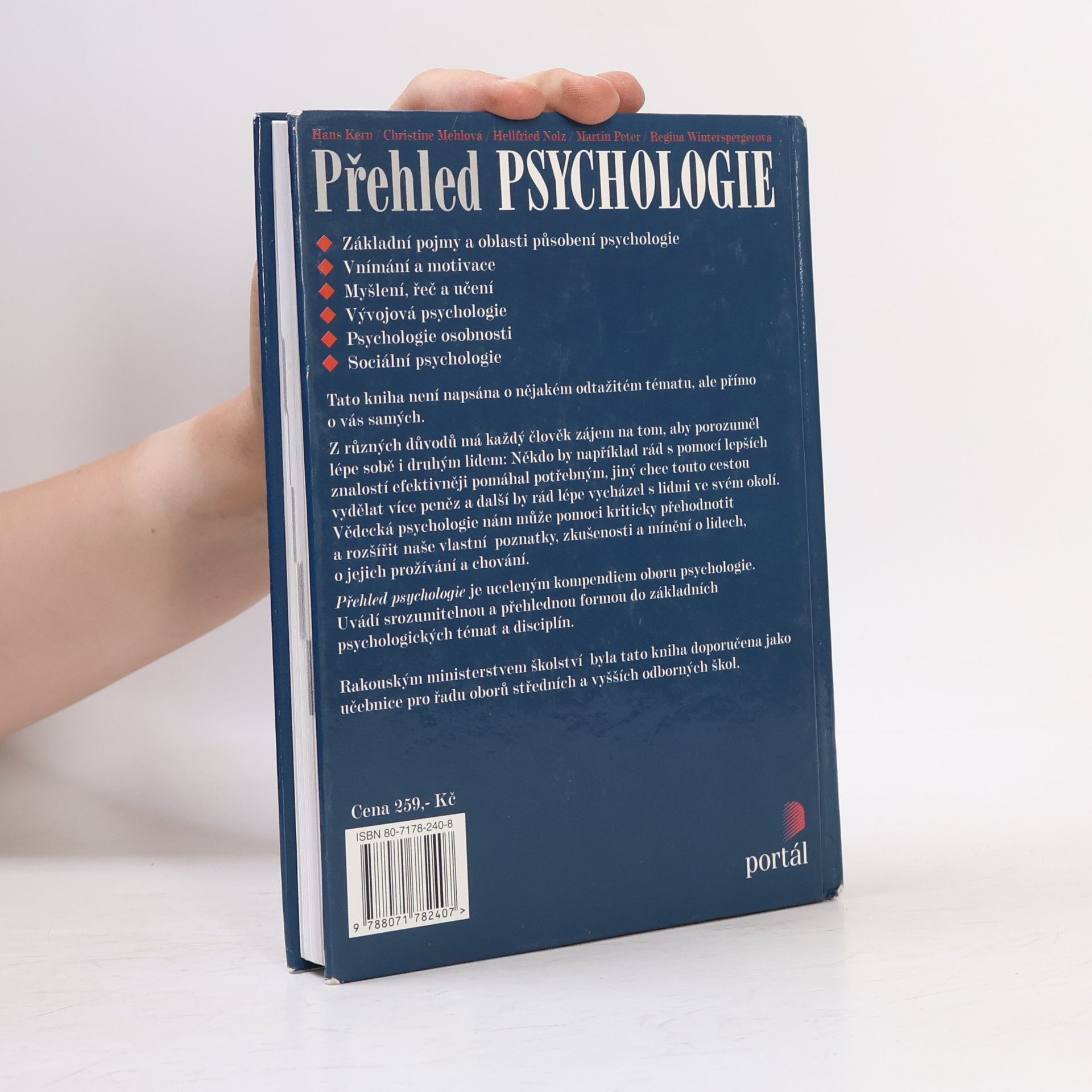 Magdalena Machátová Přehled psychologie