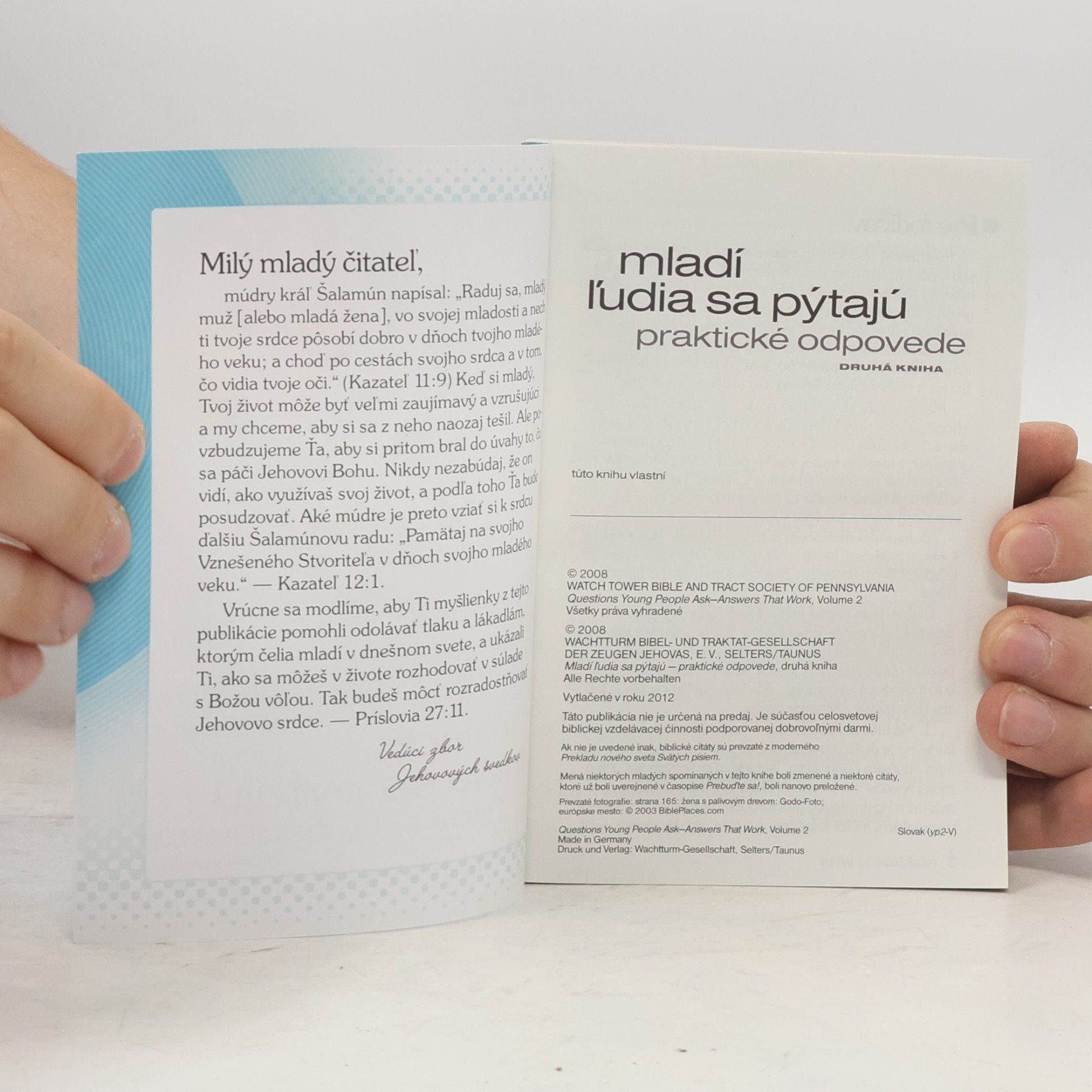 Kolektiv autorů Mladí lidé se ptají – praktické odpovědi, druhá kniha