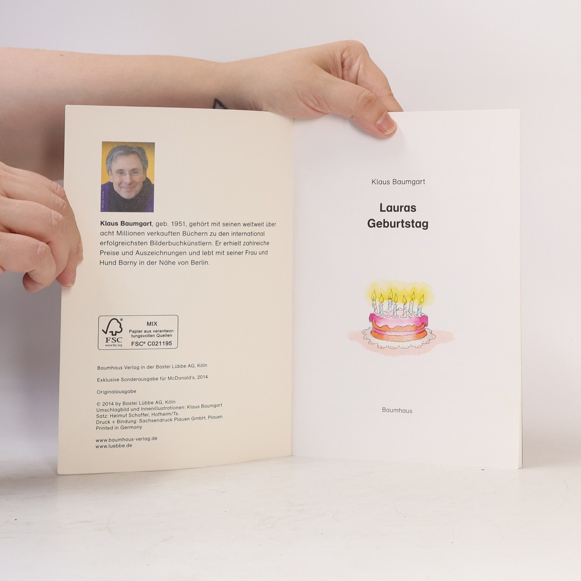 Klaus Baumgart Lauras Geburstag