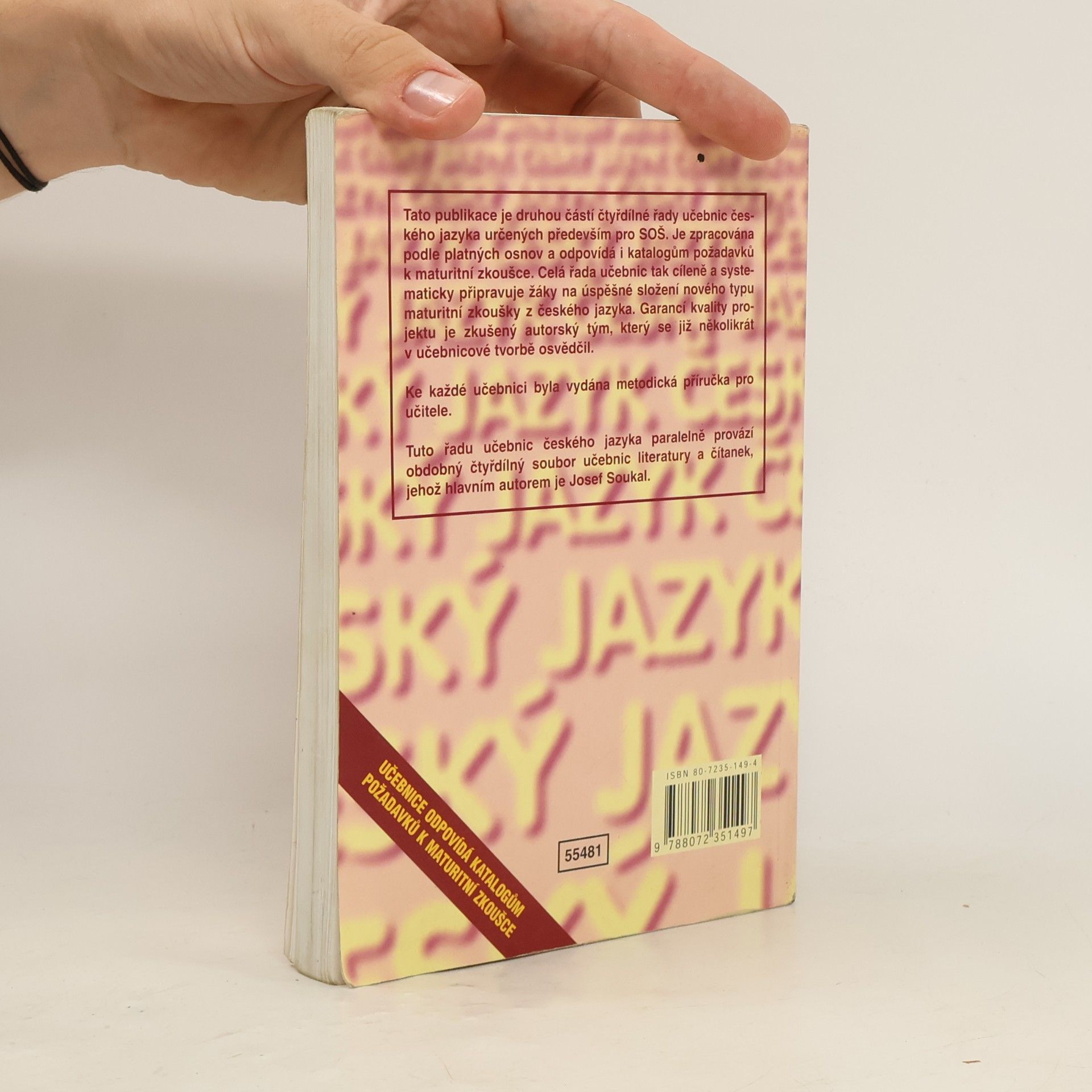 Marie Čechová Český jazyk pro 2. ročník středních odborných škol