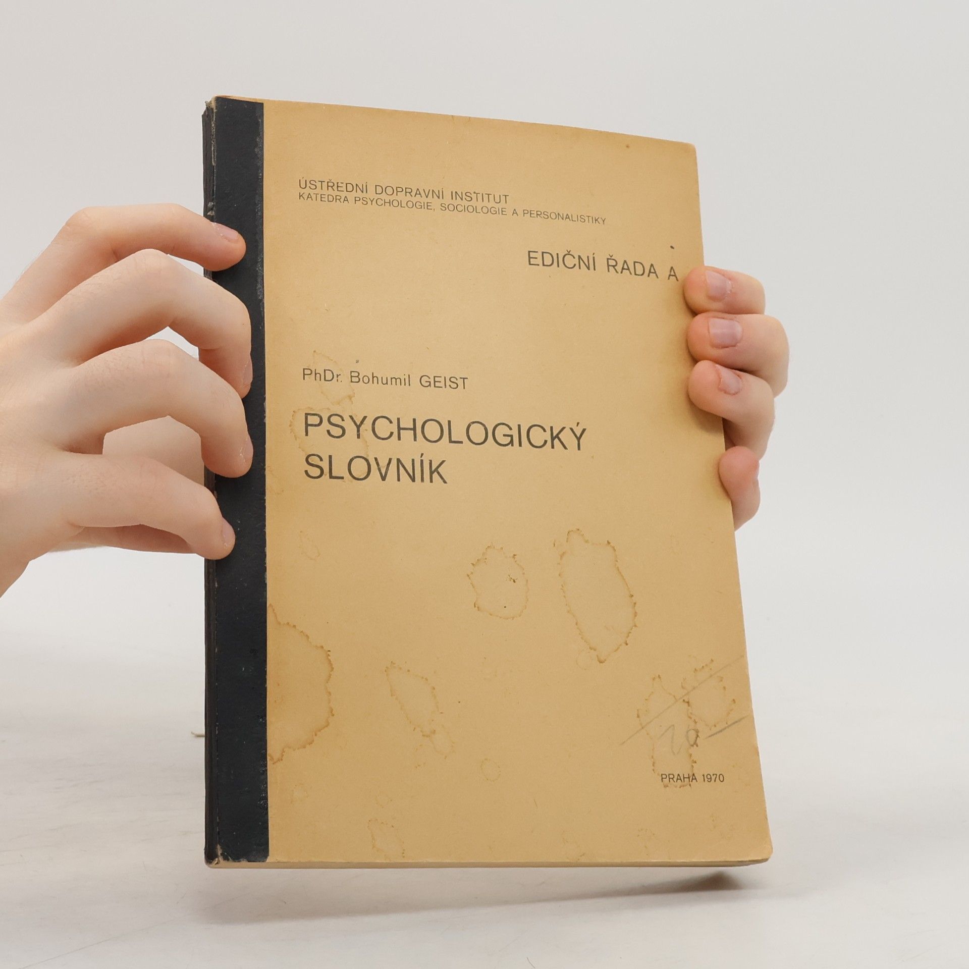 Bohumil Geist Psychologický slovník
