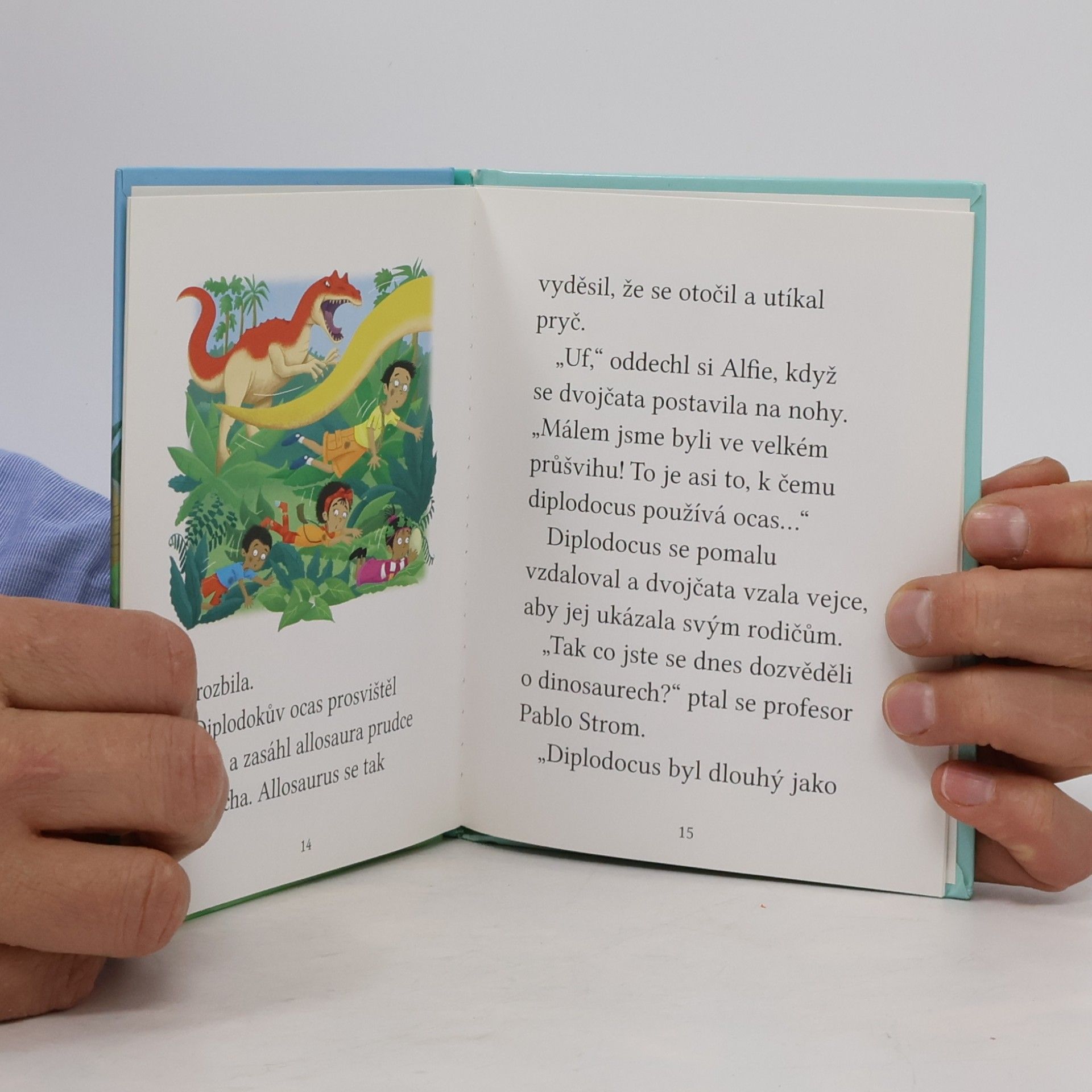 Cressida Cowell Dobrodružství Stromovic dvojčat. Dvojčata objevují diplodoka