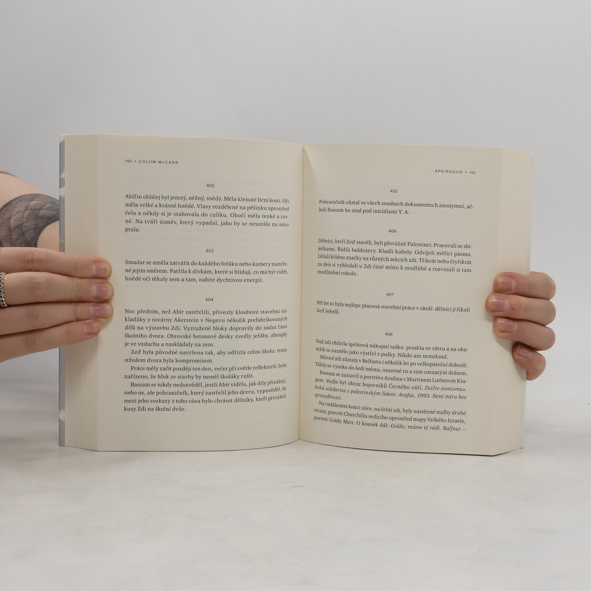 Colum McCann Apeirogon