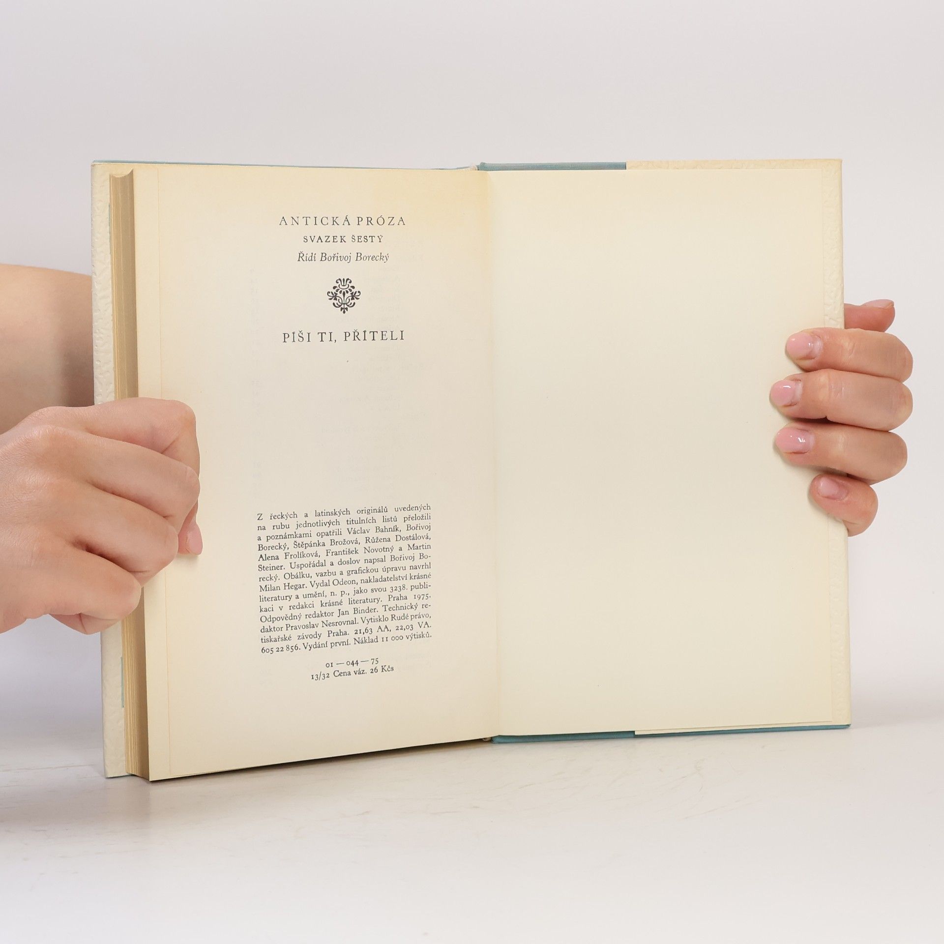 Various authors Antická próza 6. Píši ti, příteli