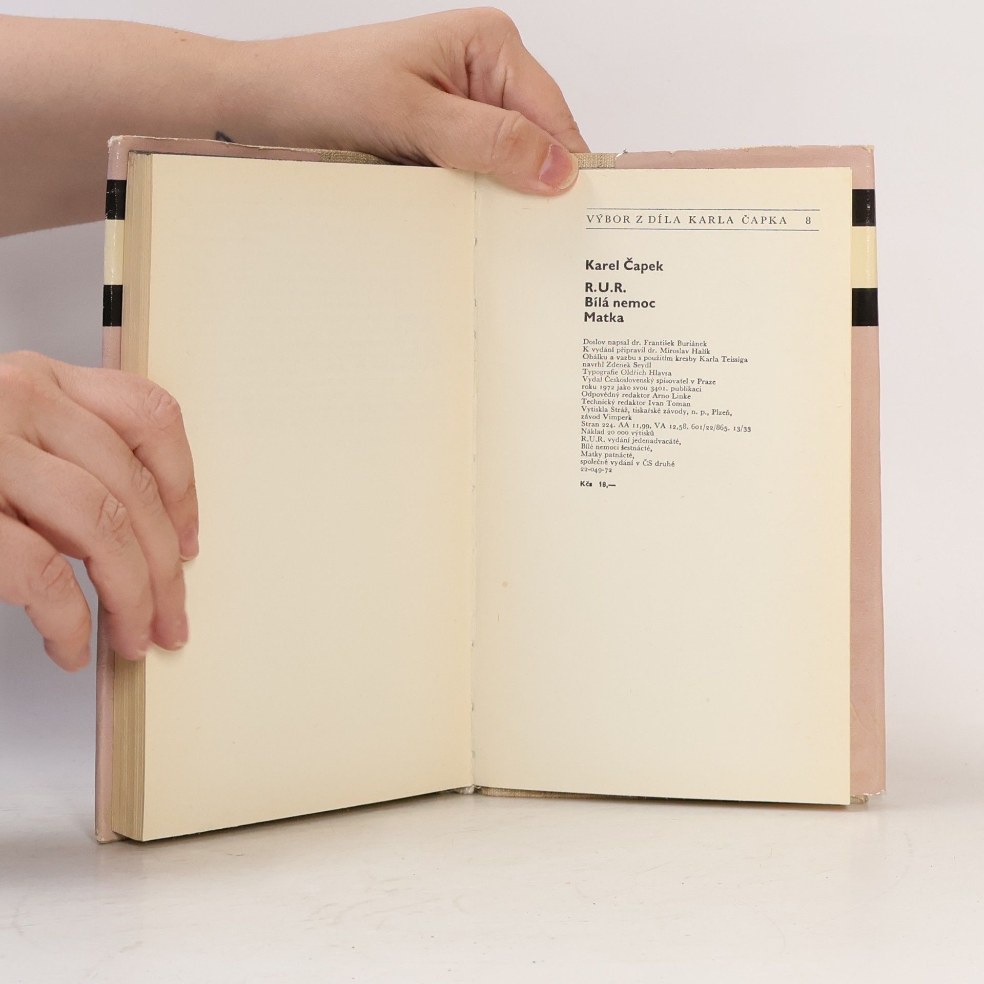 Karel Čapek R.U.R. Bílá nemoc. Matka
