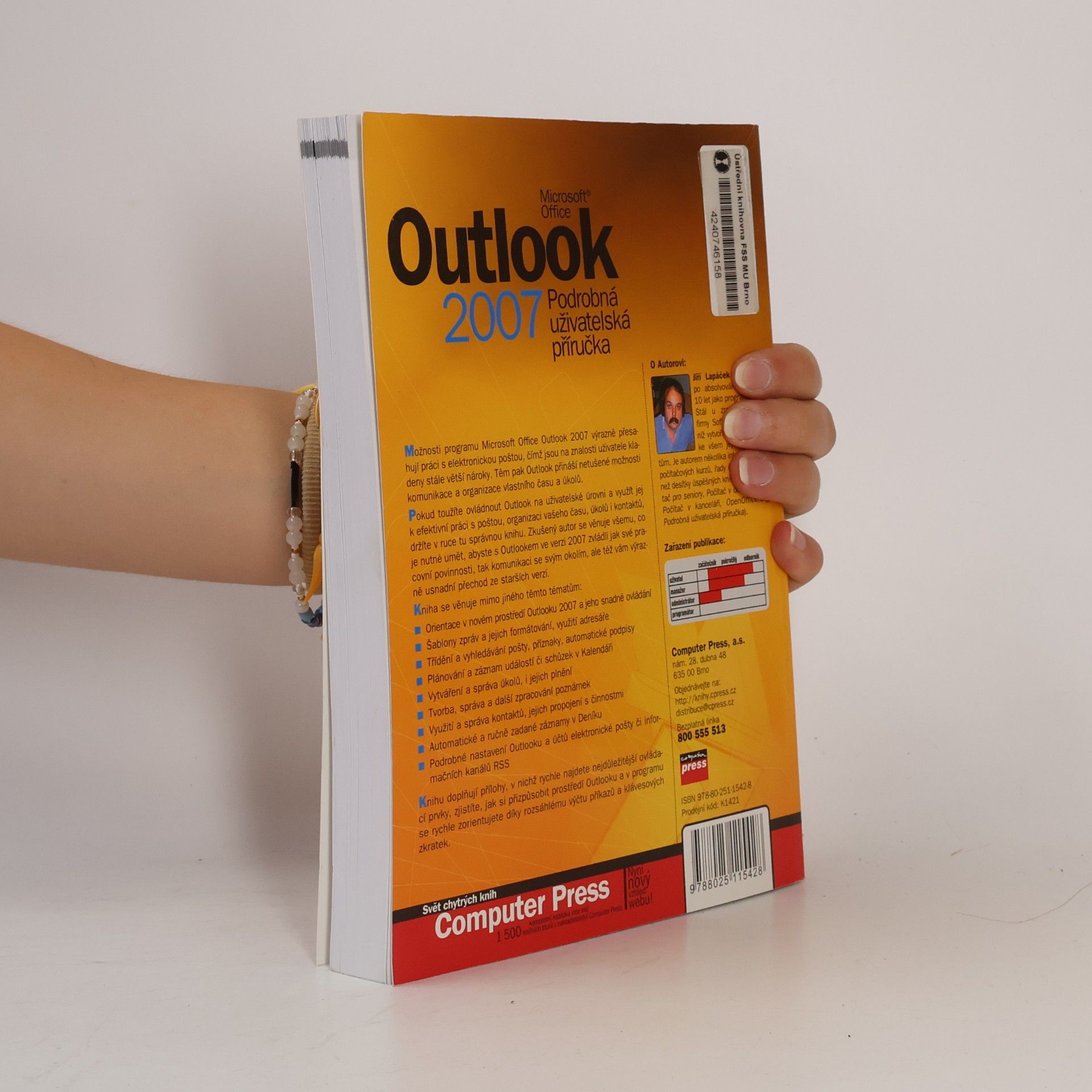 Jiří Lapáček Microsoft Office Outlook 2007. Podrobná uživatelská příručka