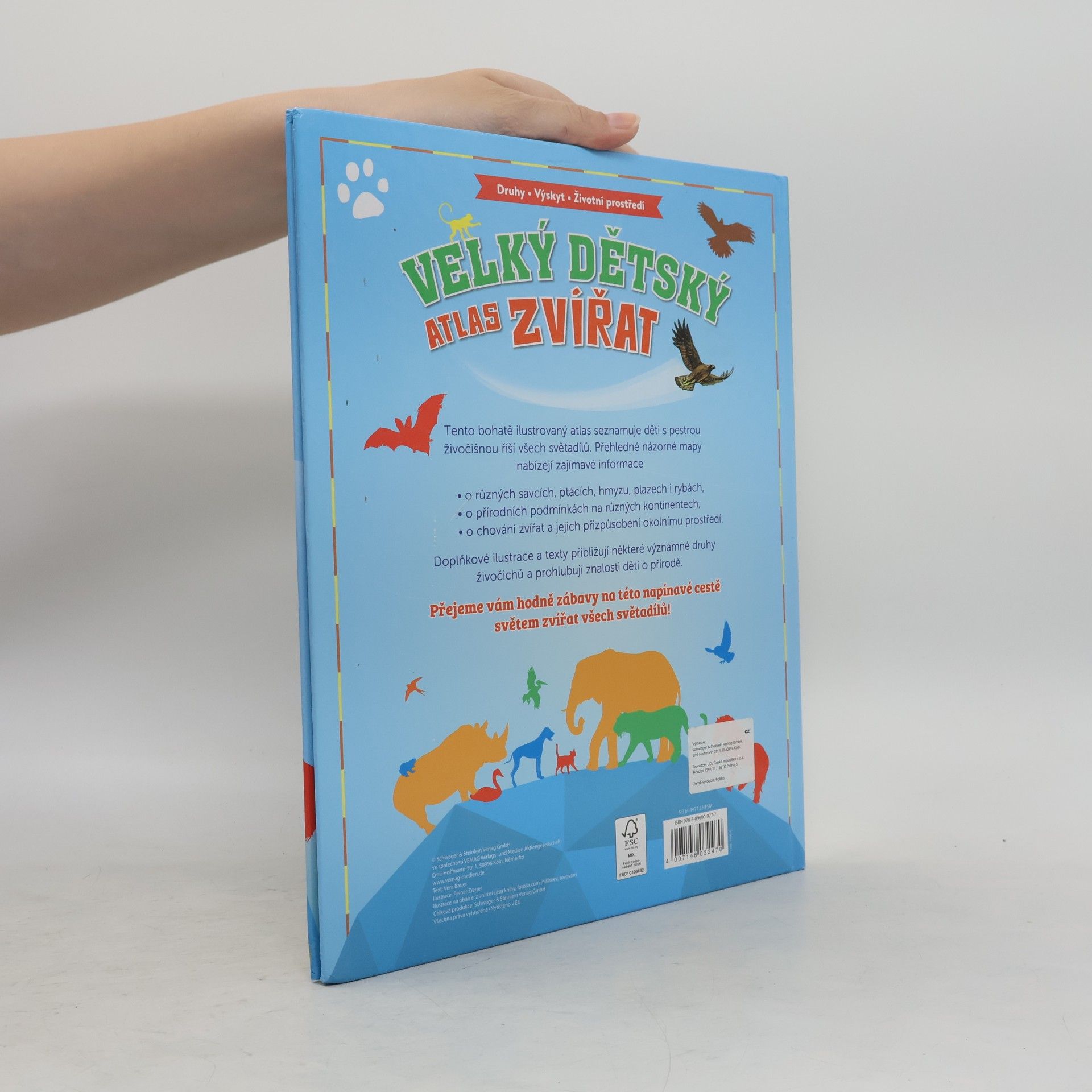 Vera Bauer Velký dětský atlas zvířat