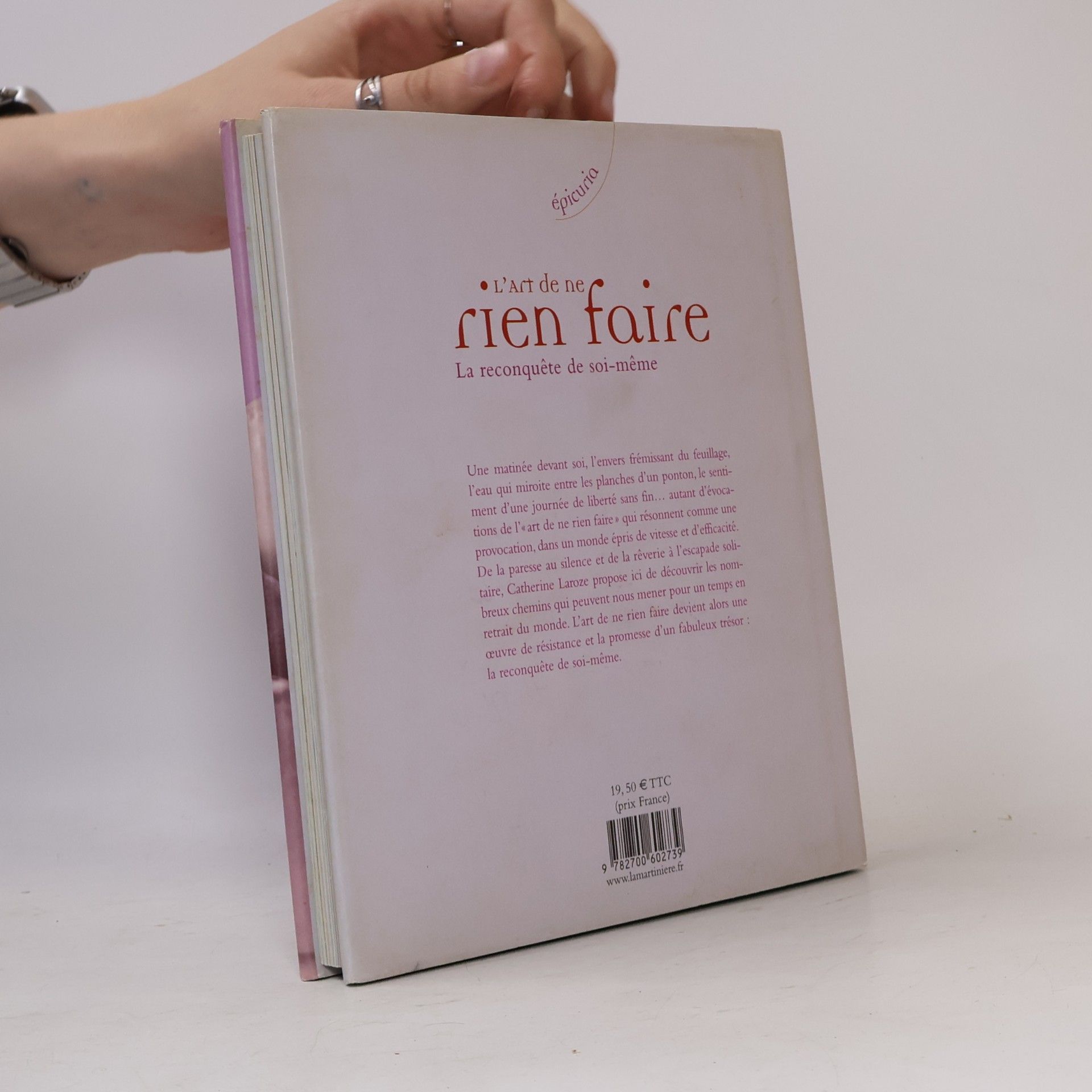 Catherine Laroze L'art de ne rien faire