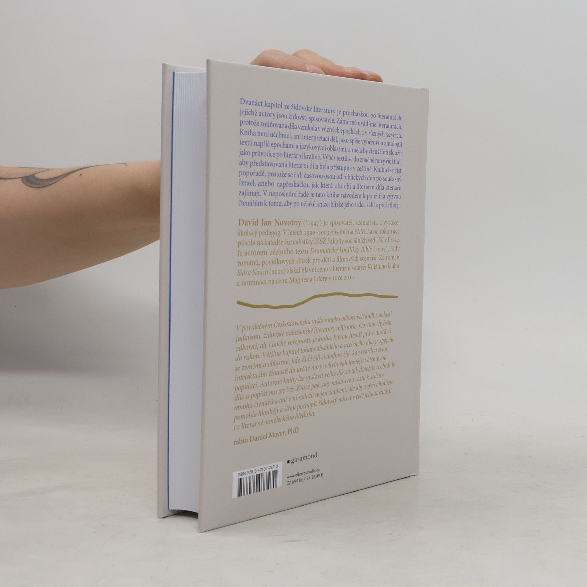 David Jan Novotný Dvanáct kapitol ze židovské literatury: Od Tóry k Rothovi