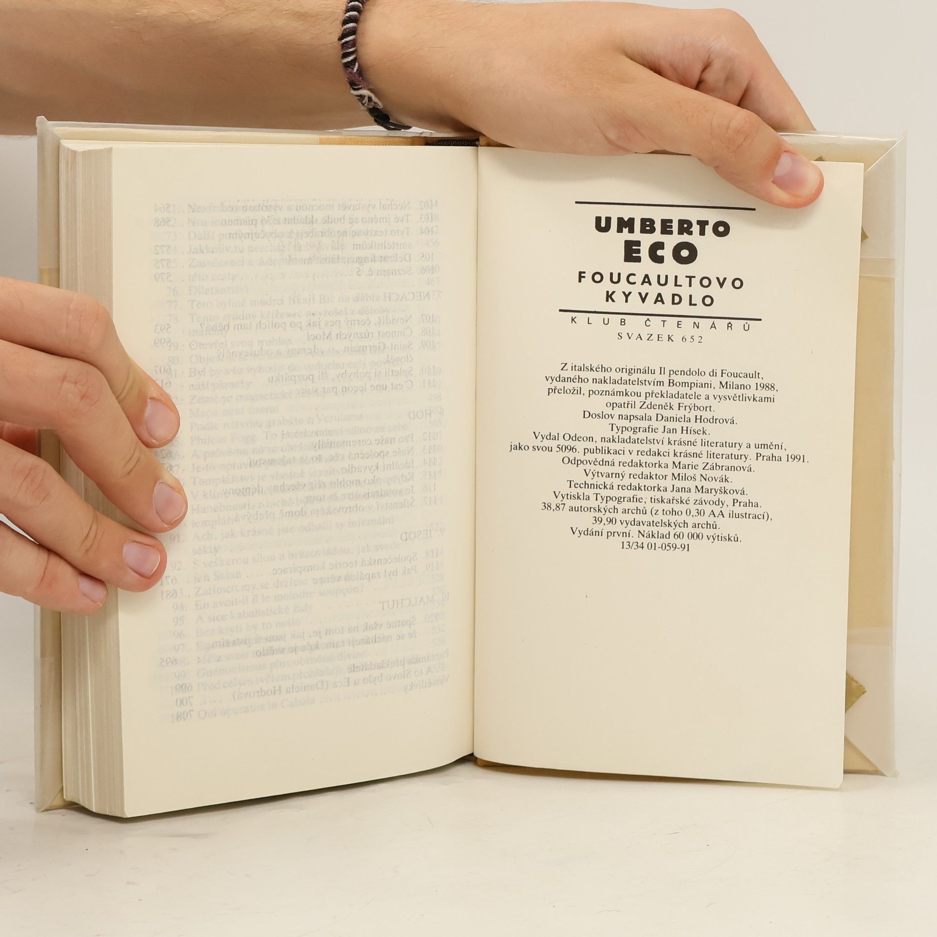 Umberto Eco Foucaltovo kyvadlo