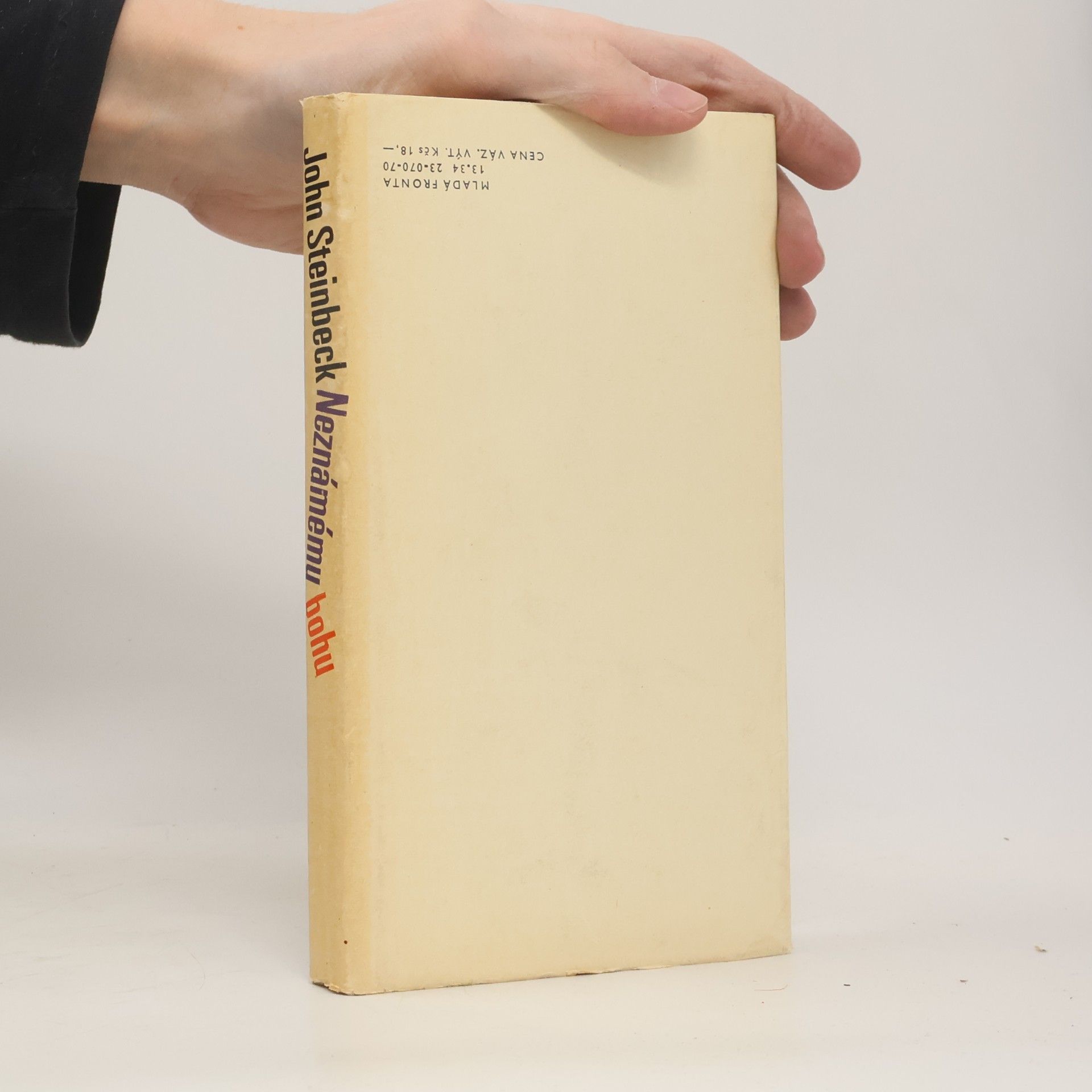 John Steinbeck Neznámému bohu