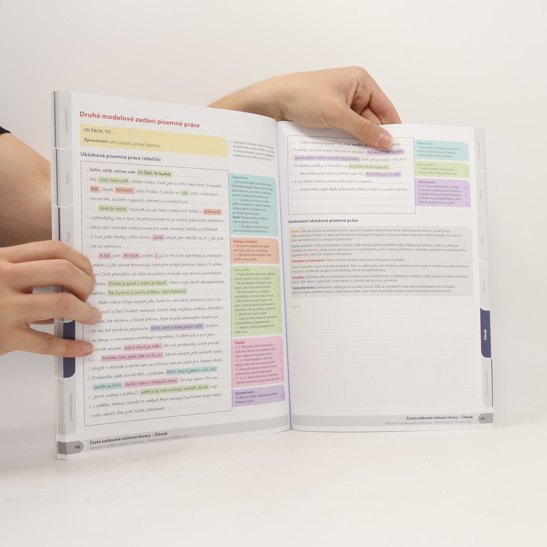 Soňa Havlíčková Maturita z českého jazyka a literatury: písemná práce