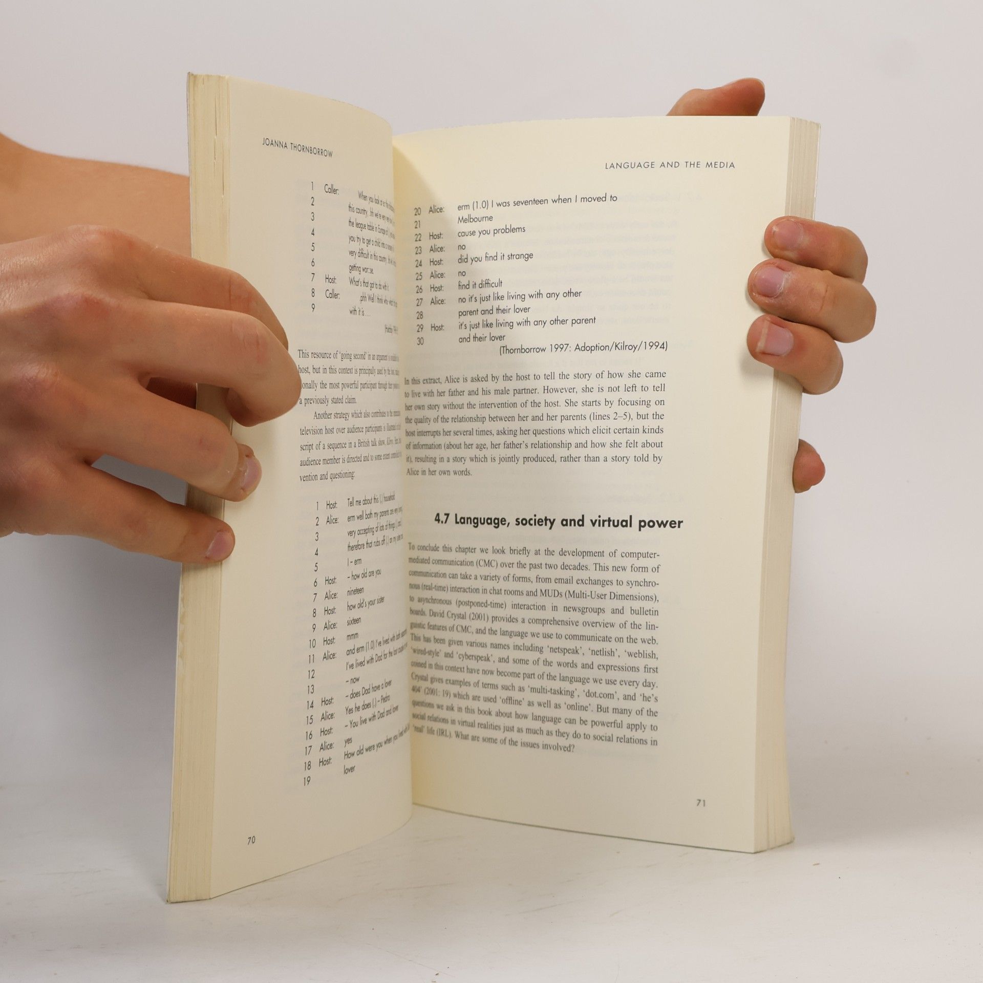 Linda Thomas Language, Society and Power
