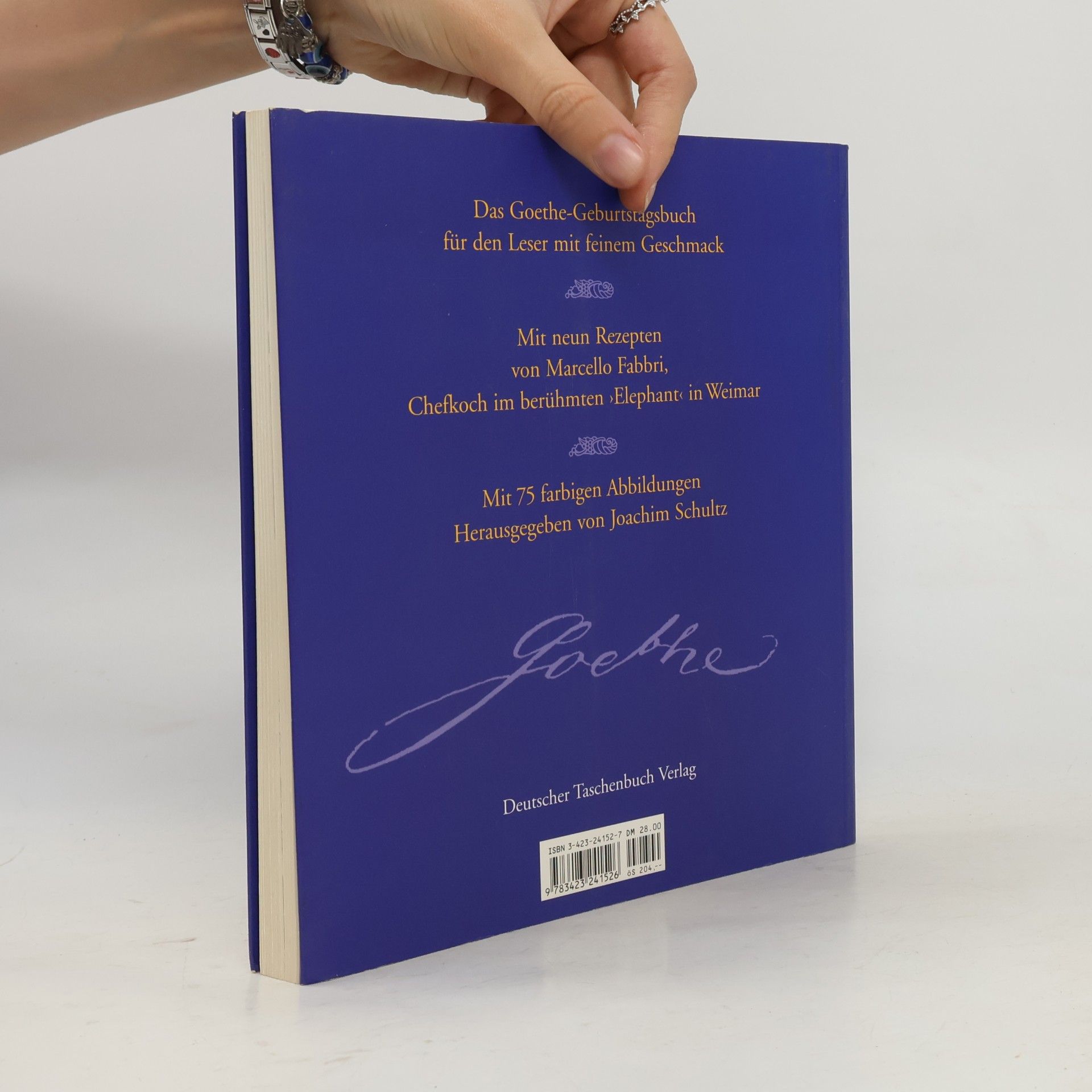 Johann Wolfgang von Goethe Essen und Trinken mit Goethe