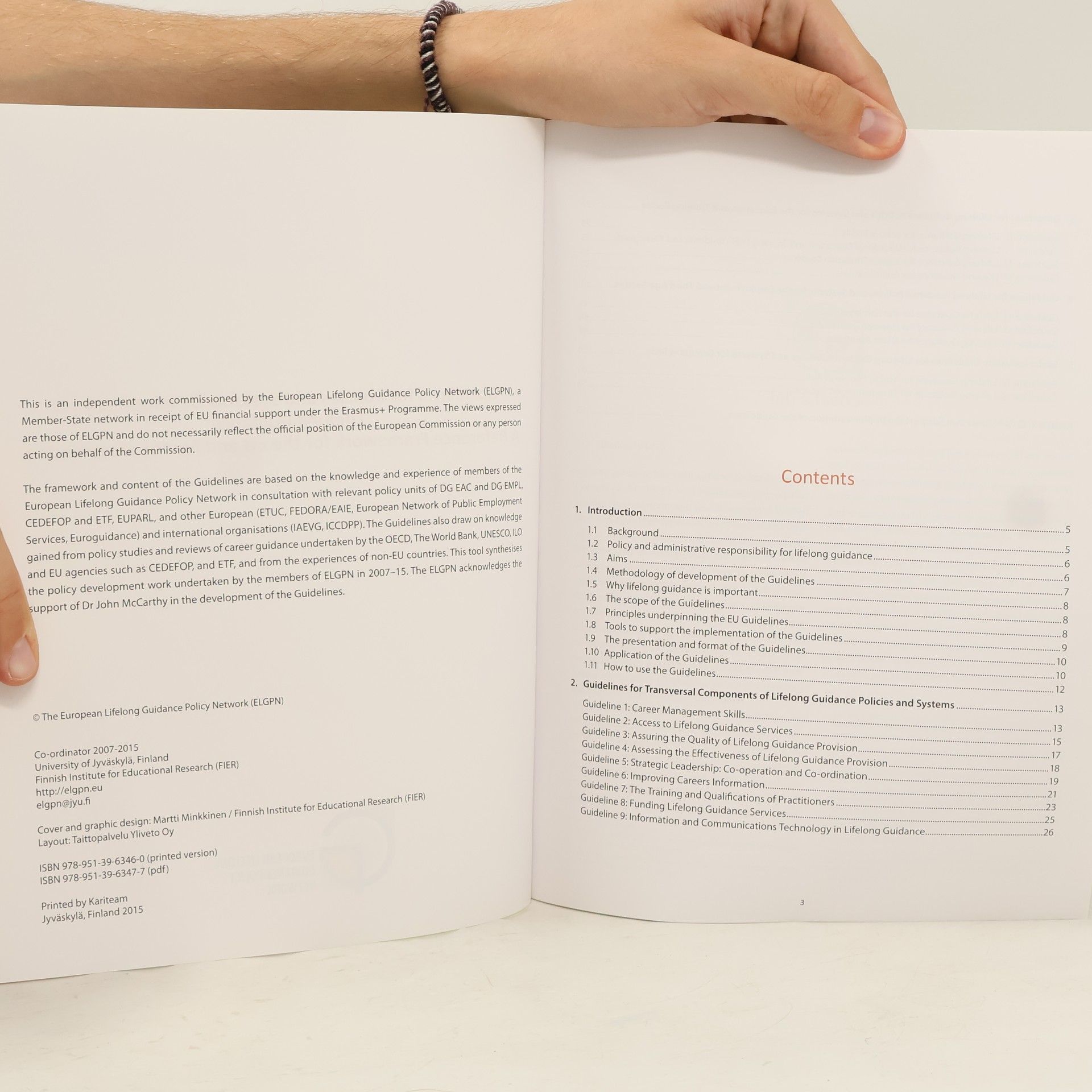 Various authors Guidelines for Policies and Systems Development for Lifelong Guidance