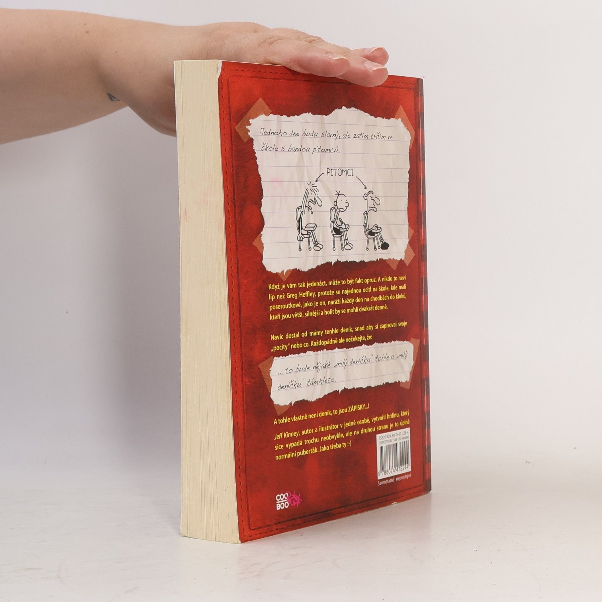 Jeff Kinney Deník malého poseroutky 1