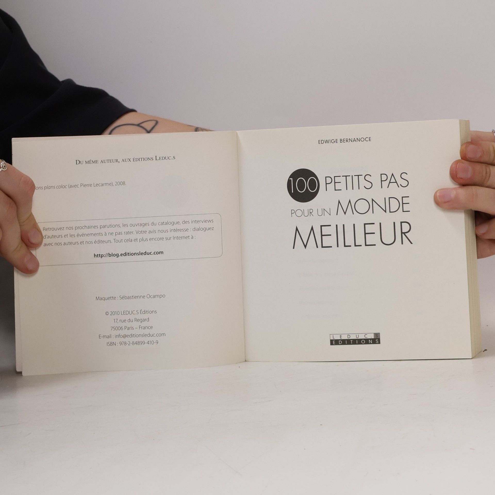 Edwige Bernard 1000 Petits pas pour un monde meilleur