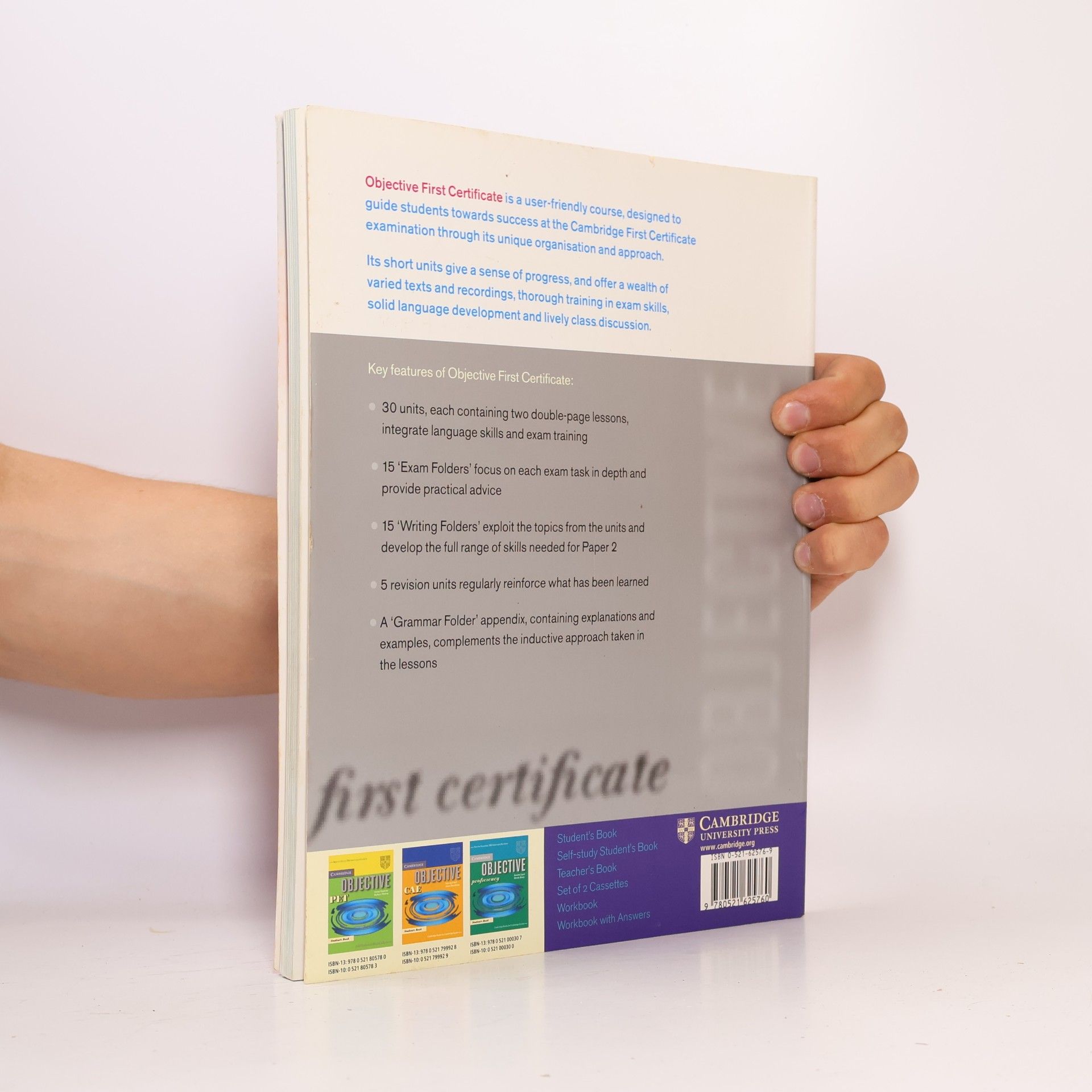 Annette Capel Objective first certificate. Student's book