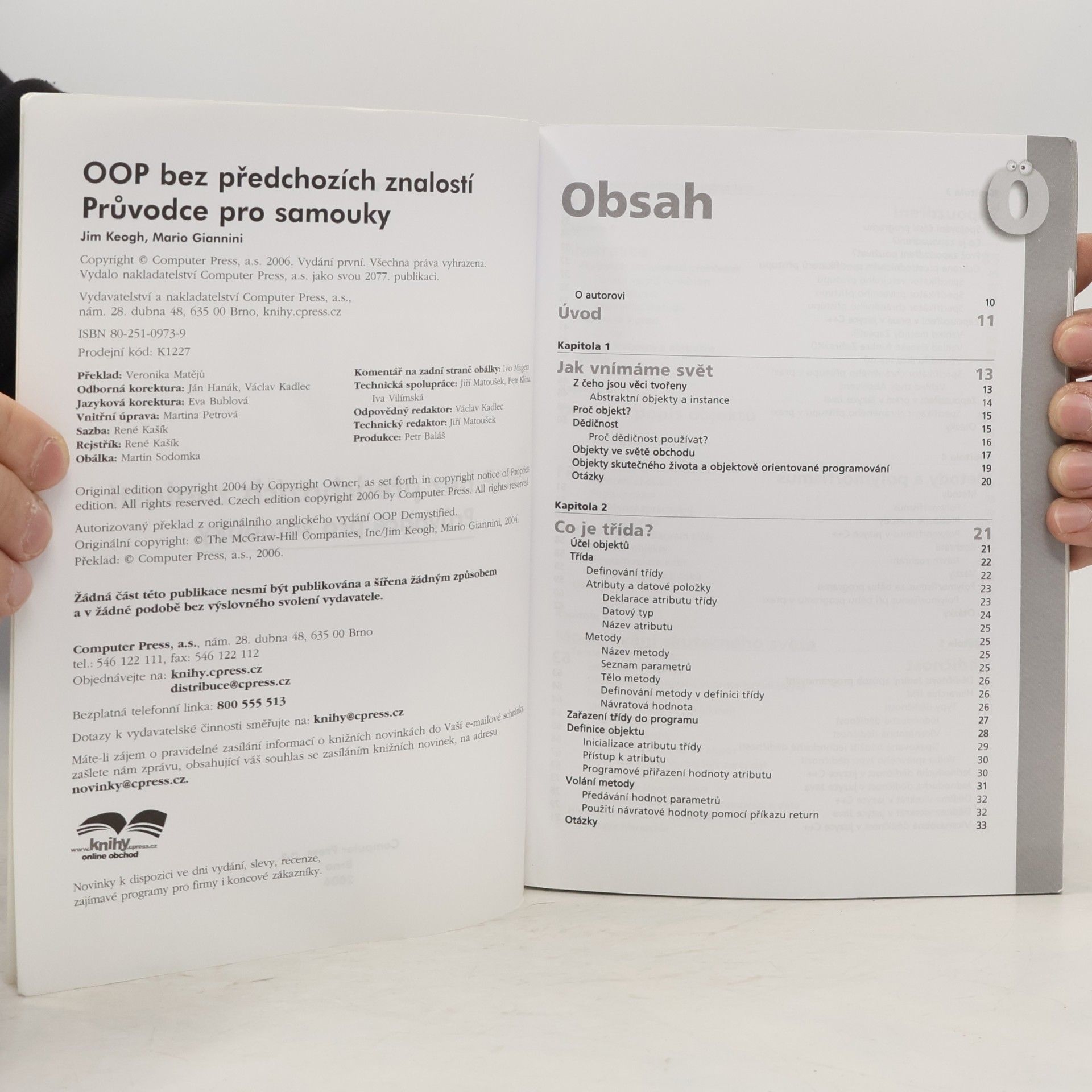 James Edward Keogh OOP bez předchozích znalostí: průvodce pro samouky