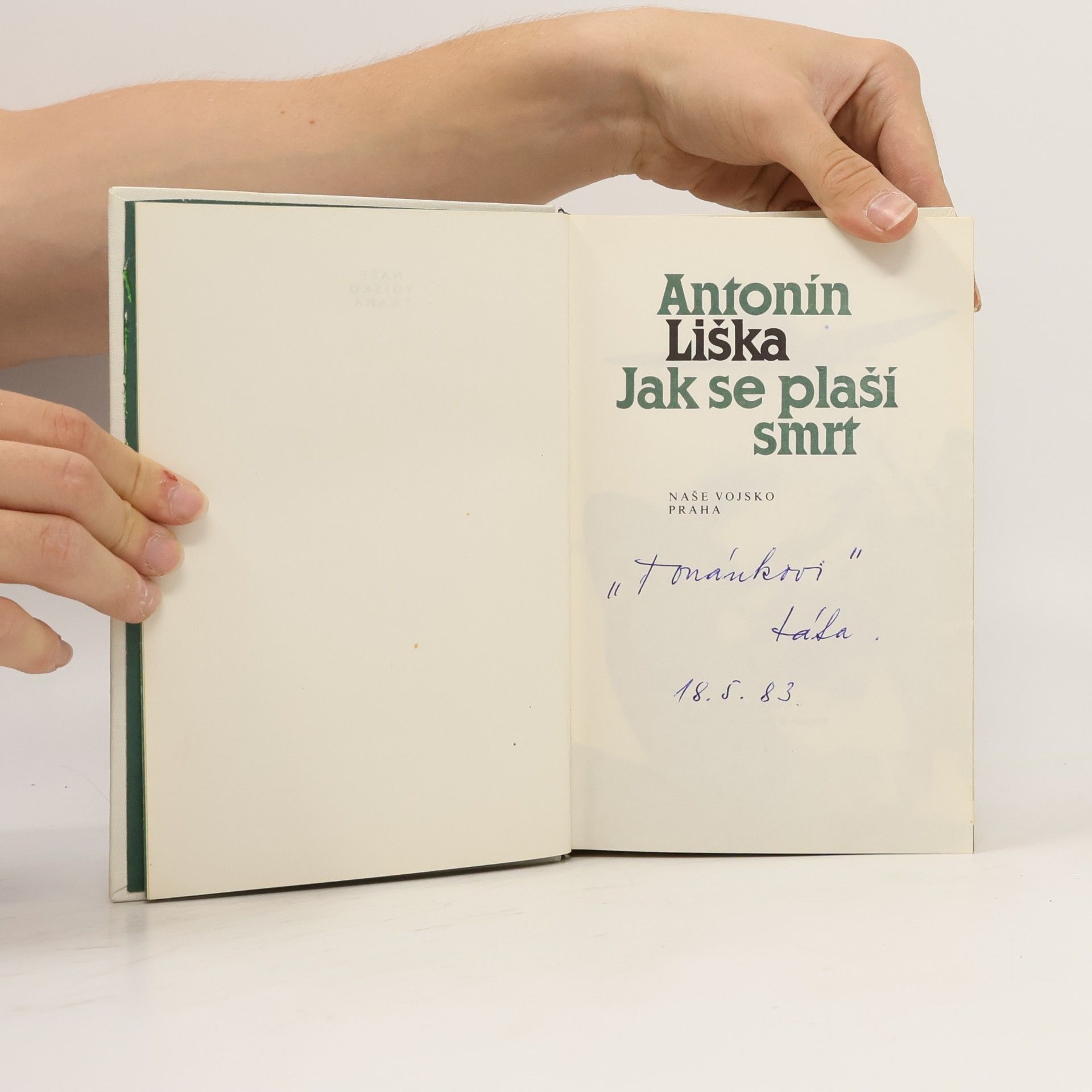 Antonín Liška Jak se plaší smrt