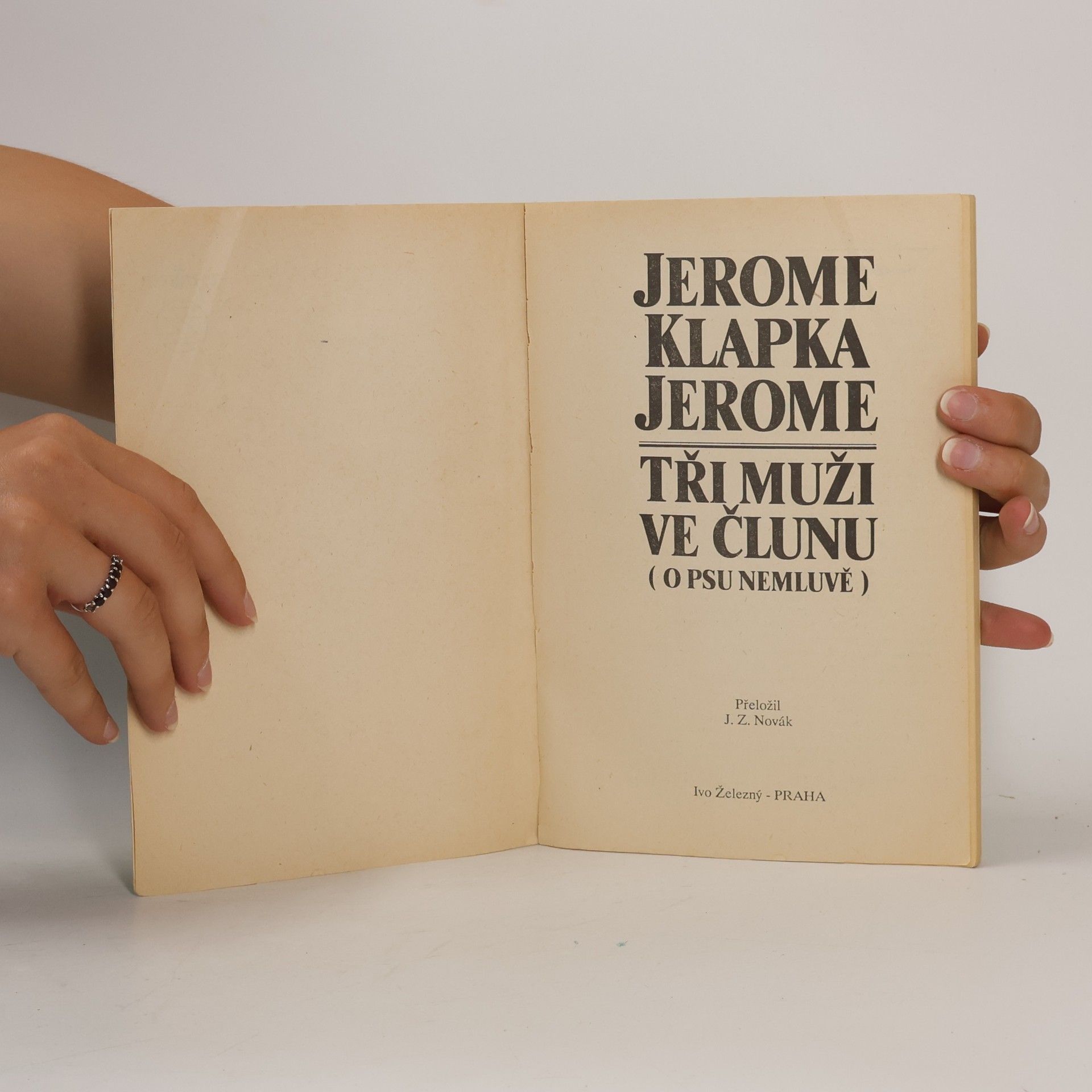 Jerome Klapka Jerome Tři muži ve člunu