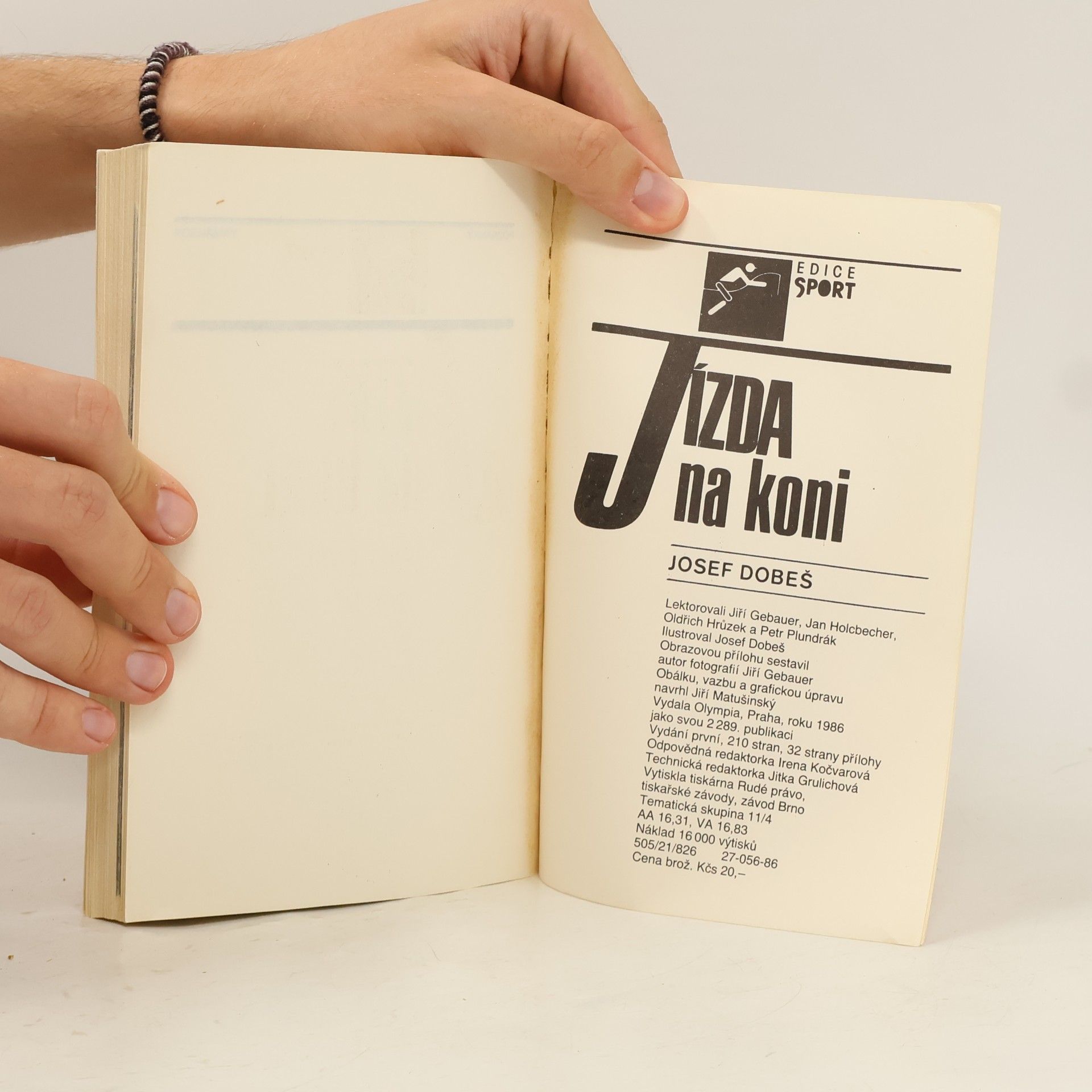 Josef Dobeš Jízda na koni