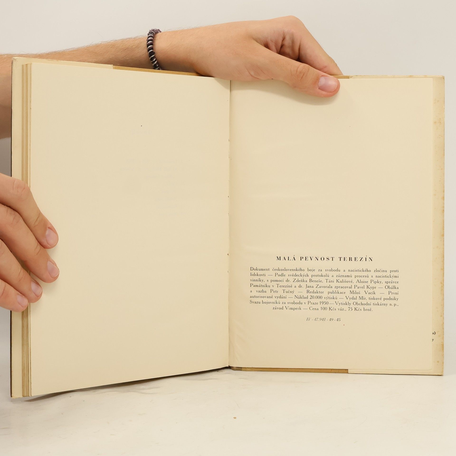 Collectif d'auteurs Malá pevnost Terezín