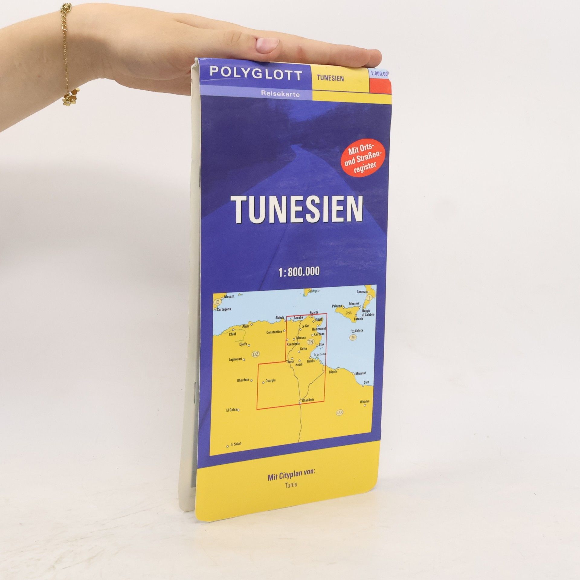 Kolektiv autorů Polyglott Reisekarten, Tunesien