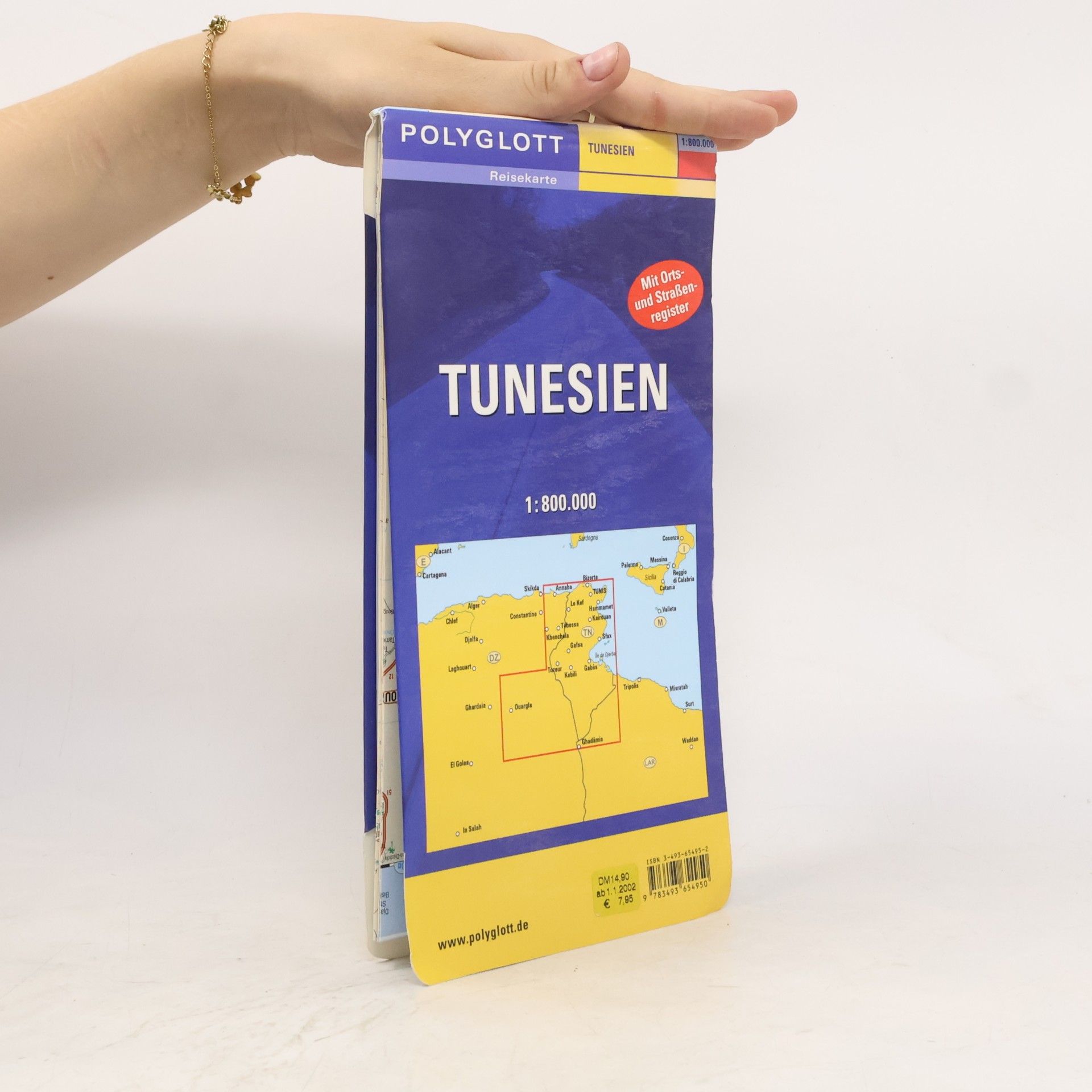 Kolektiv autorů Polyglott Reisekarten, Tunesien