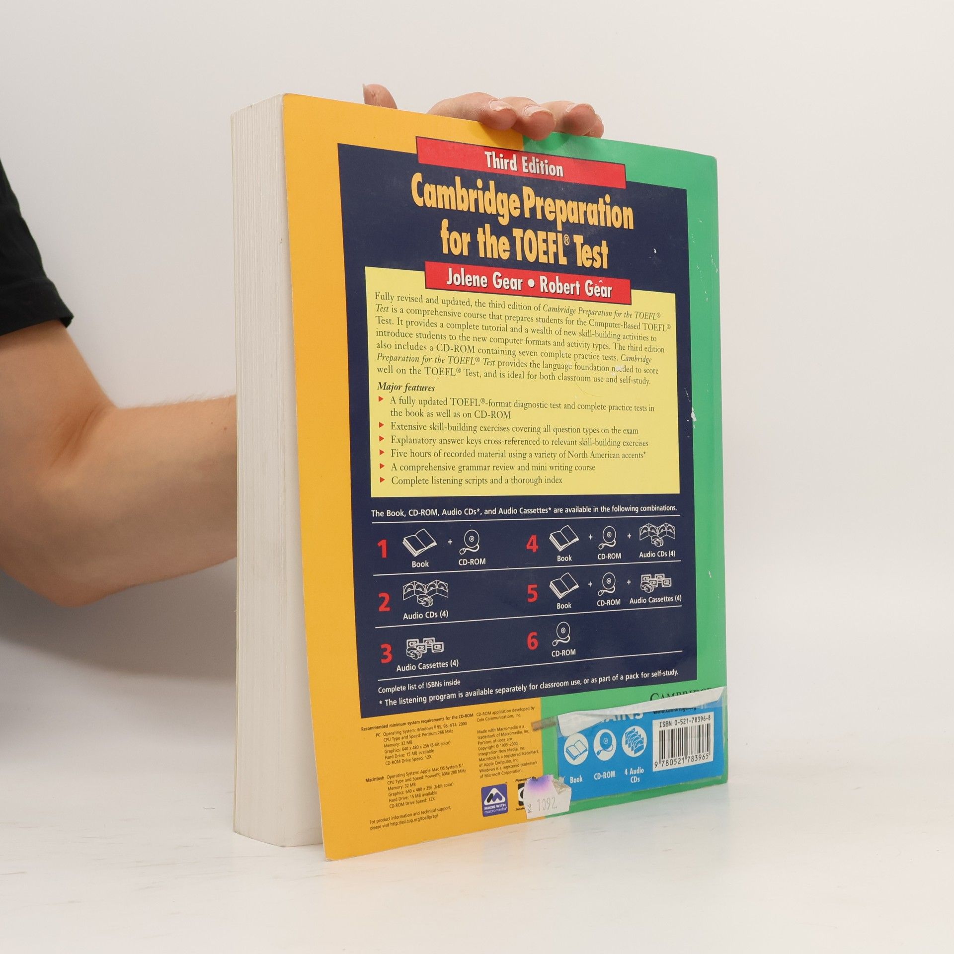 Jolene Gear Cambridge Preparation for the TOEFL Test - Third Edition