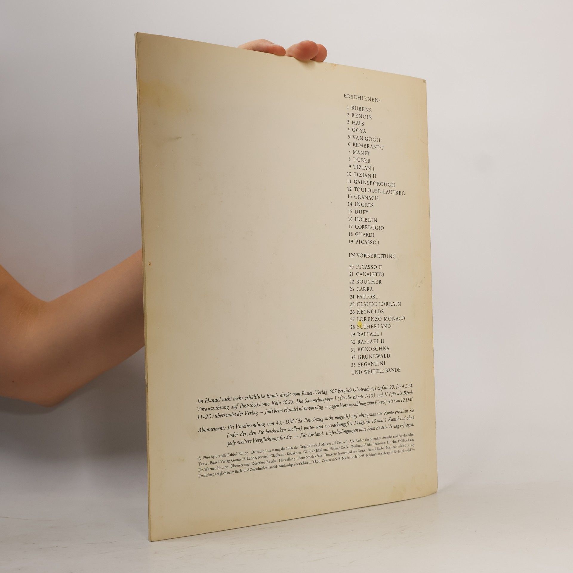 Autorenkollektiv Bastei Galerie der Grossen Maler 2. Renoir