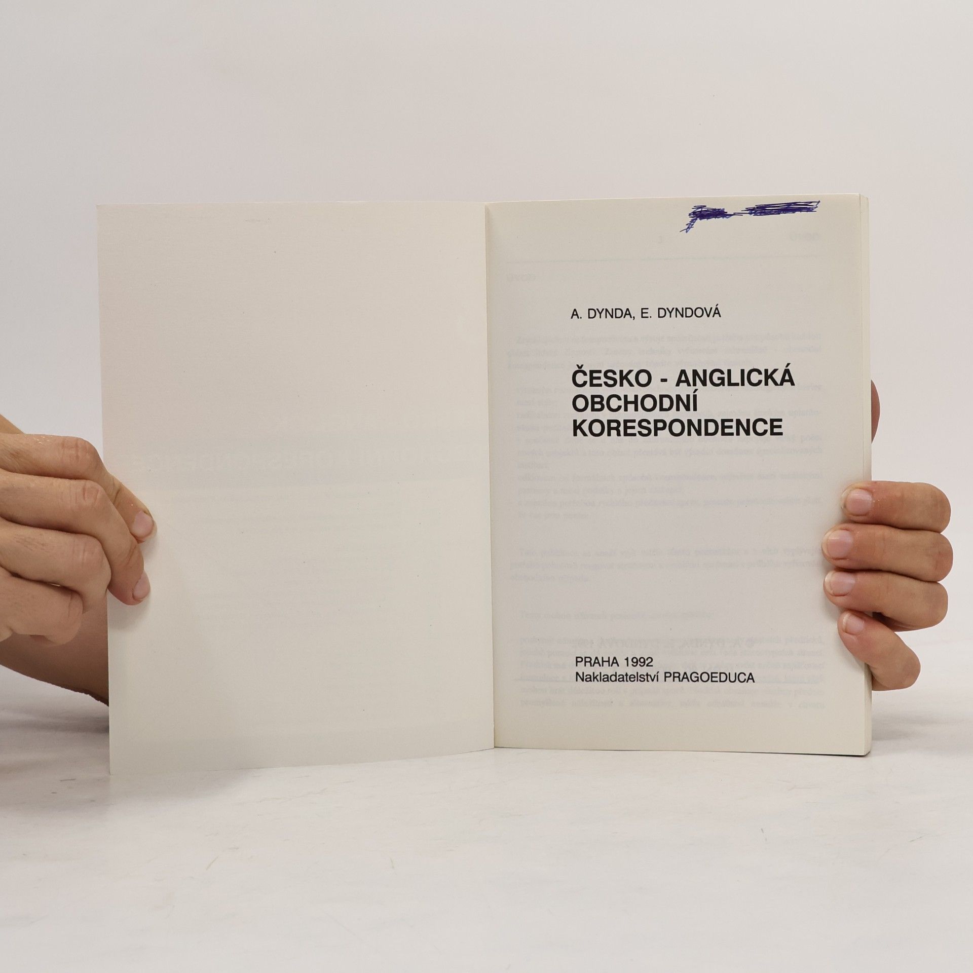Antonín Dynda Česko-anglická obchodní korespondence
