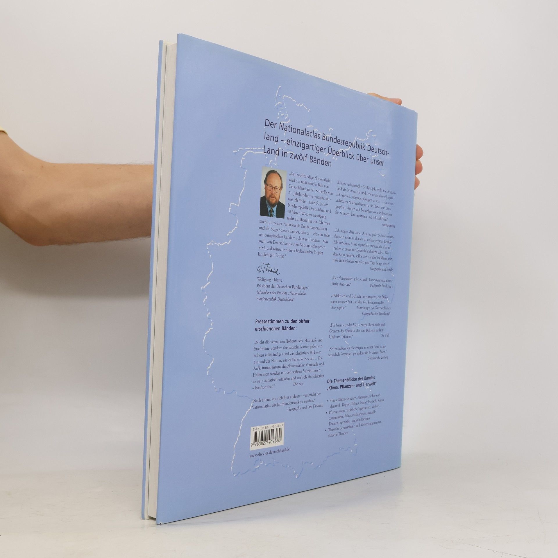 Leibniz-Institut für Länderkunde Nationalatlas Bundesrepublik Deutschland - Klima, Pflanzen- und Tierwelt