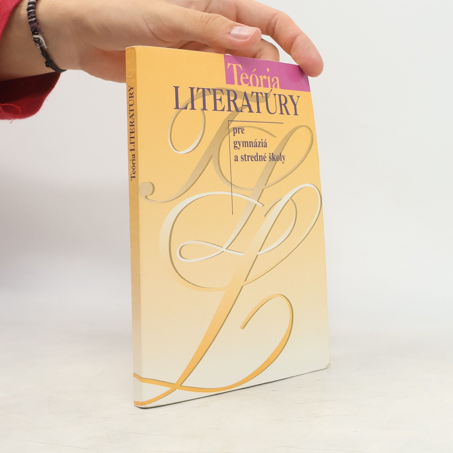 Tibor Žilka Teória literatúry pre gymnáziá a stredné školy